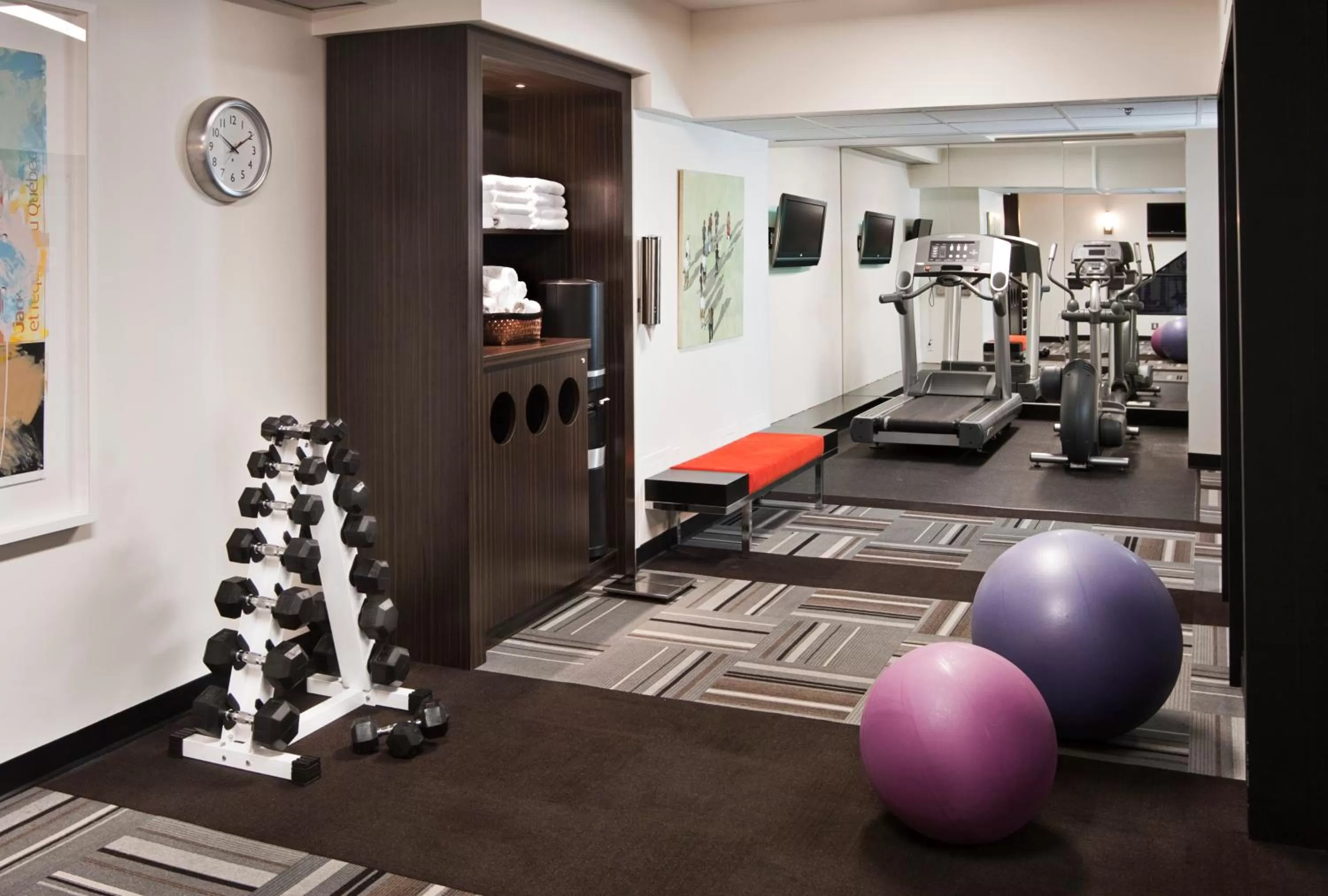 Fitness centre/facilities in The Prince George Hotel