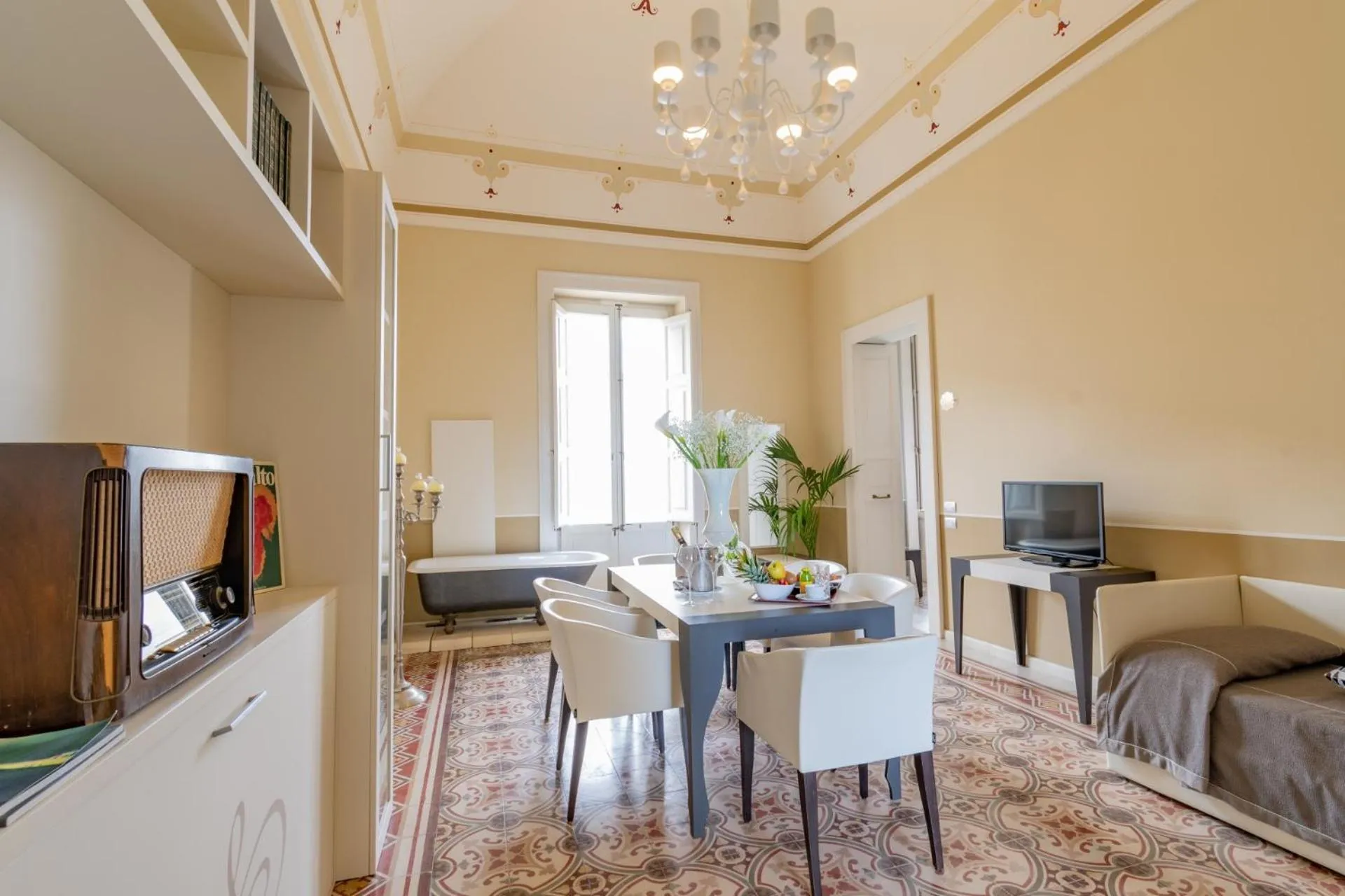 Living room in Hotel Belami