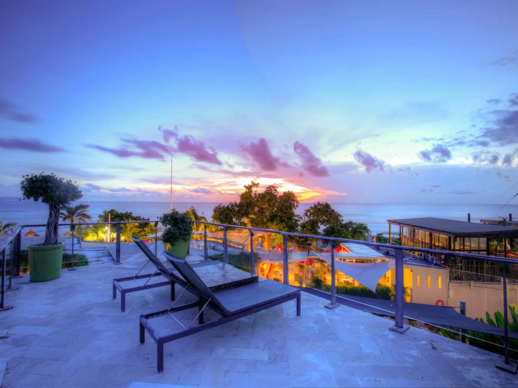 View (from property/room) in FuramaXclusive Ocean Beach Seminyak Bali