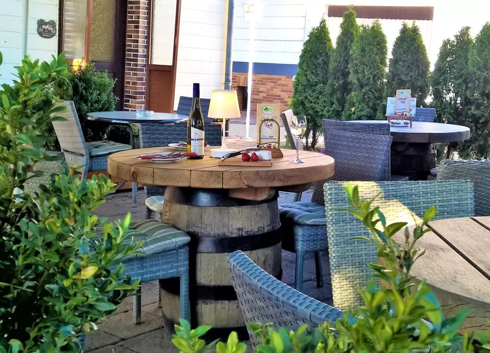 BBQ facilities in Hotel-Restaurant Zum Goldenen Stern