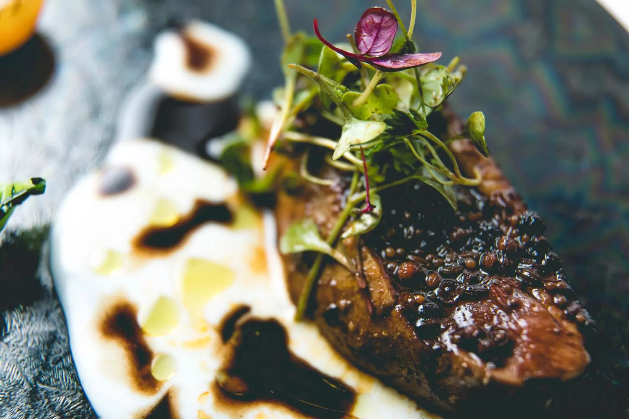 Food close-up in Garrya Nijo Castle Kyoto