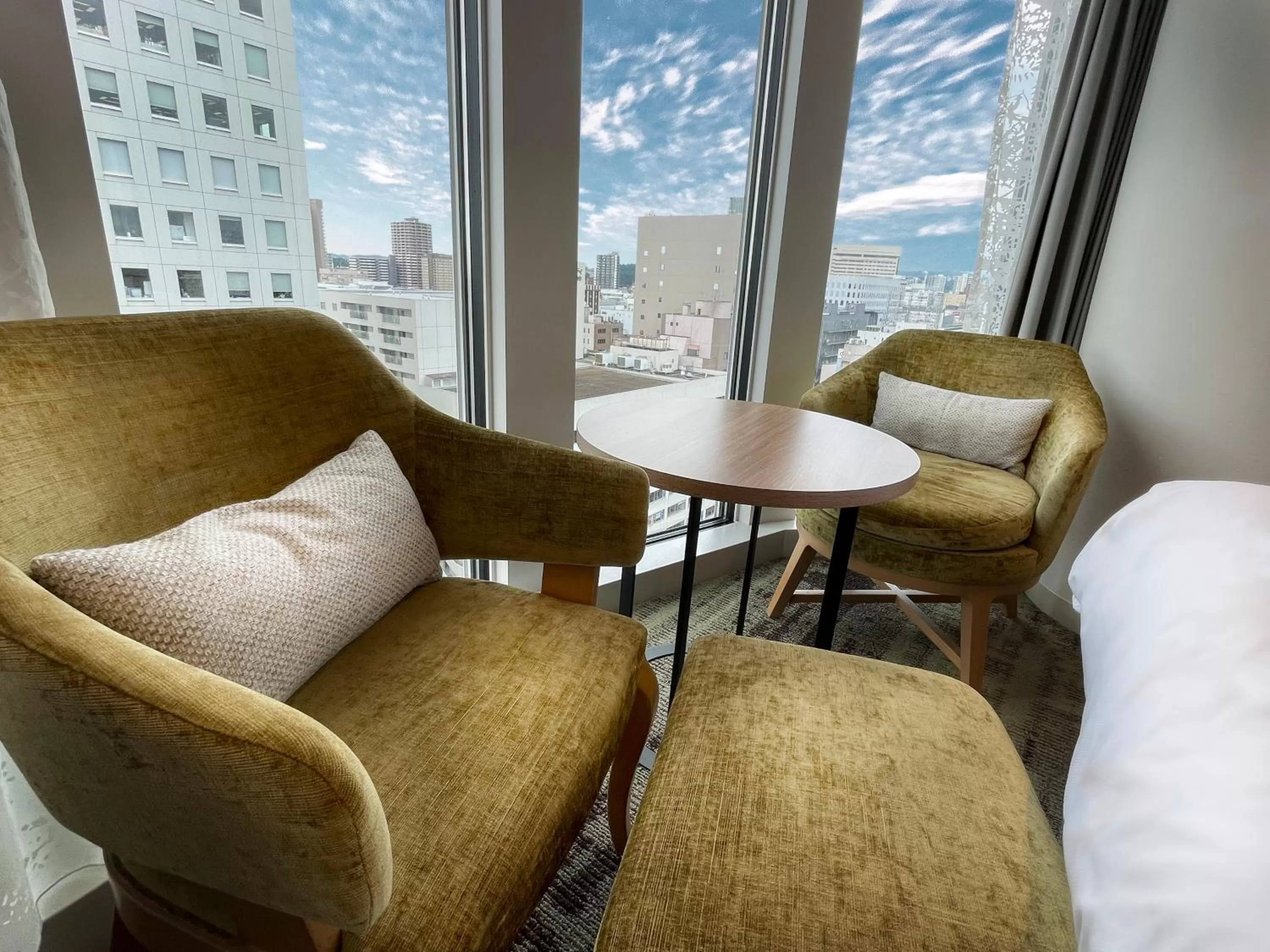 Seating area in Hotel GrandBach Sendai