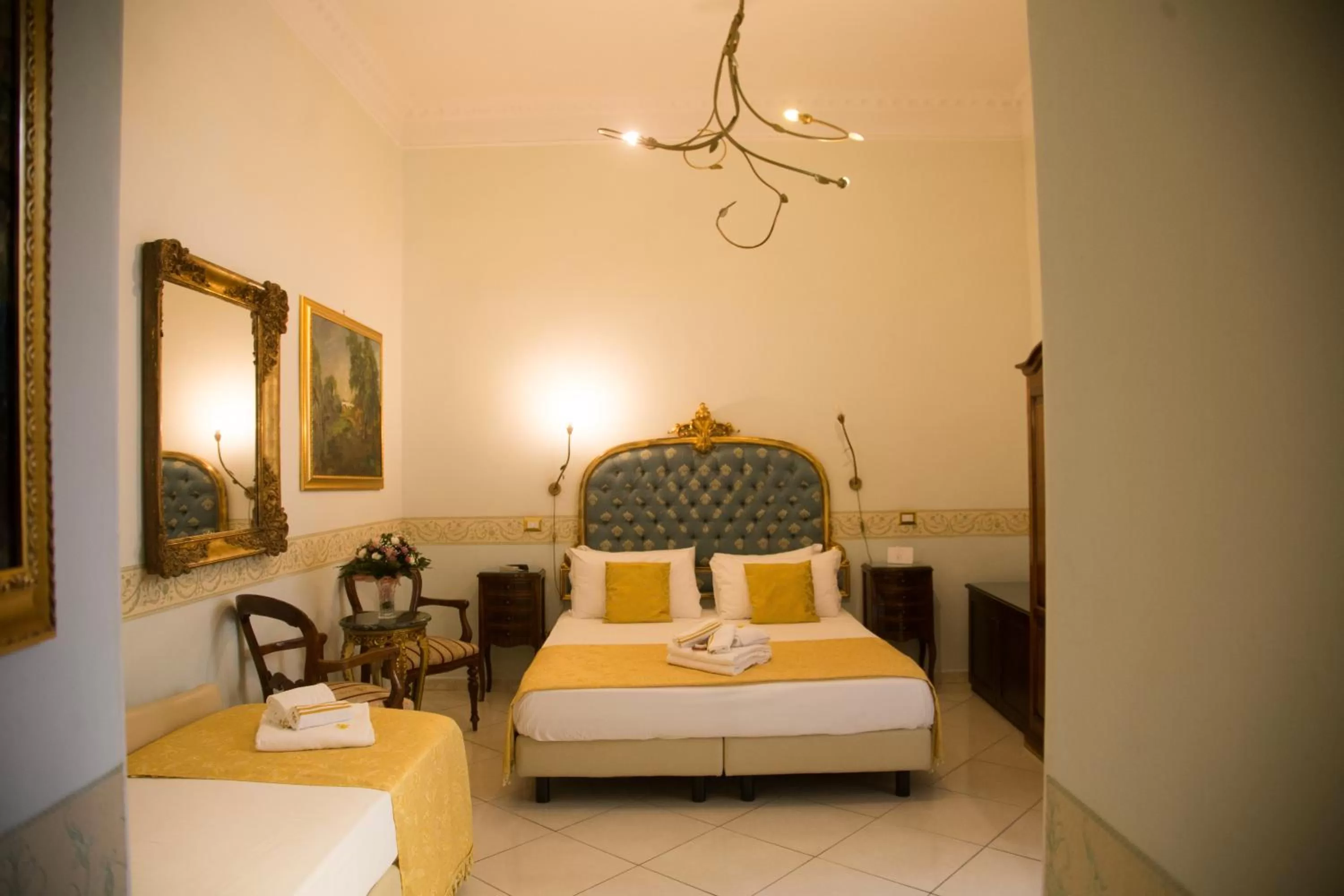 Bed in B&B Art Suite Santa Brigida