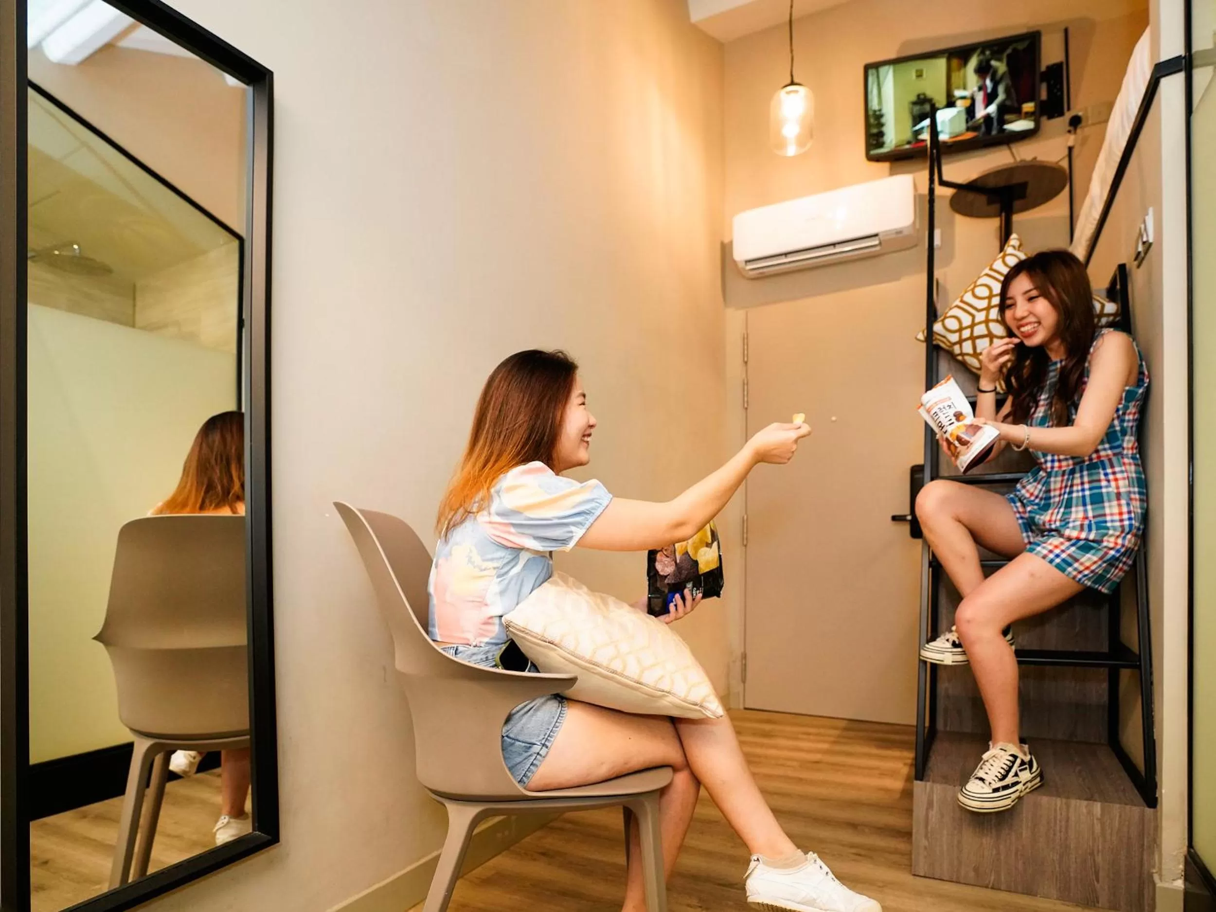 Seating area in ST Signature Jalan Besar