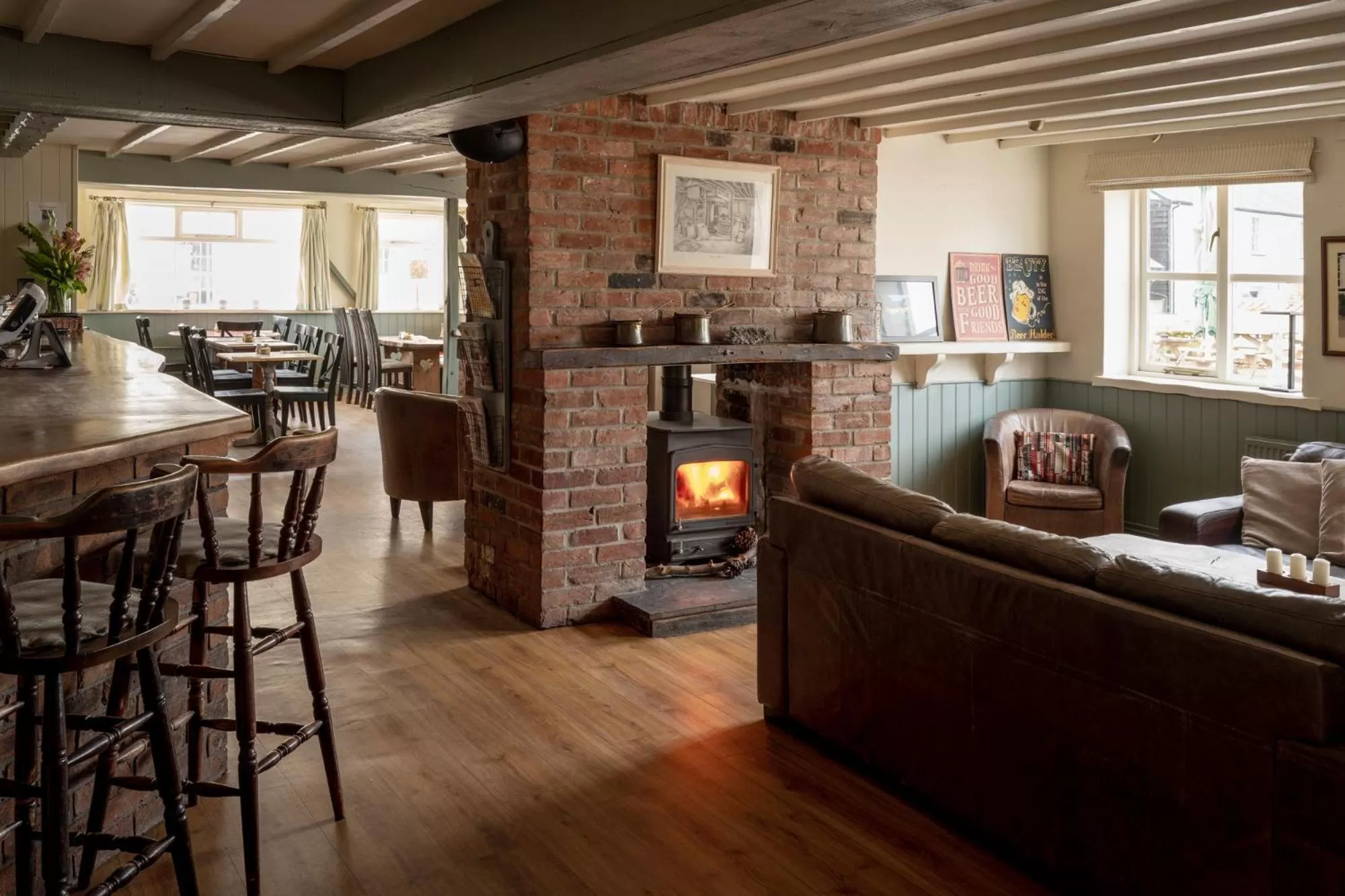 Lounge or bar in The Kings Arms Otterton
