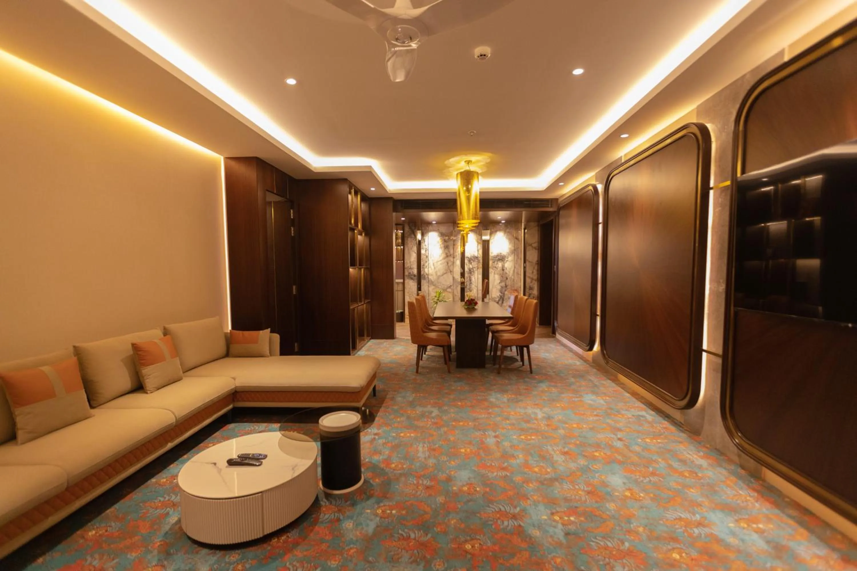 Living room in The Corinthians Resort