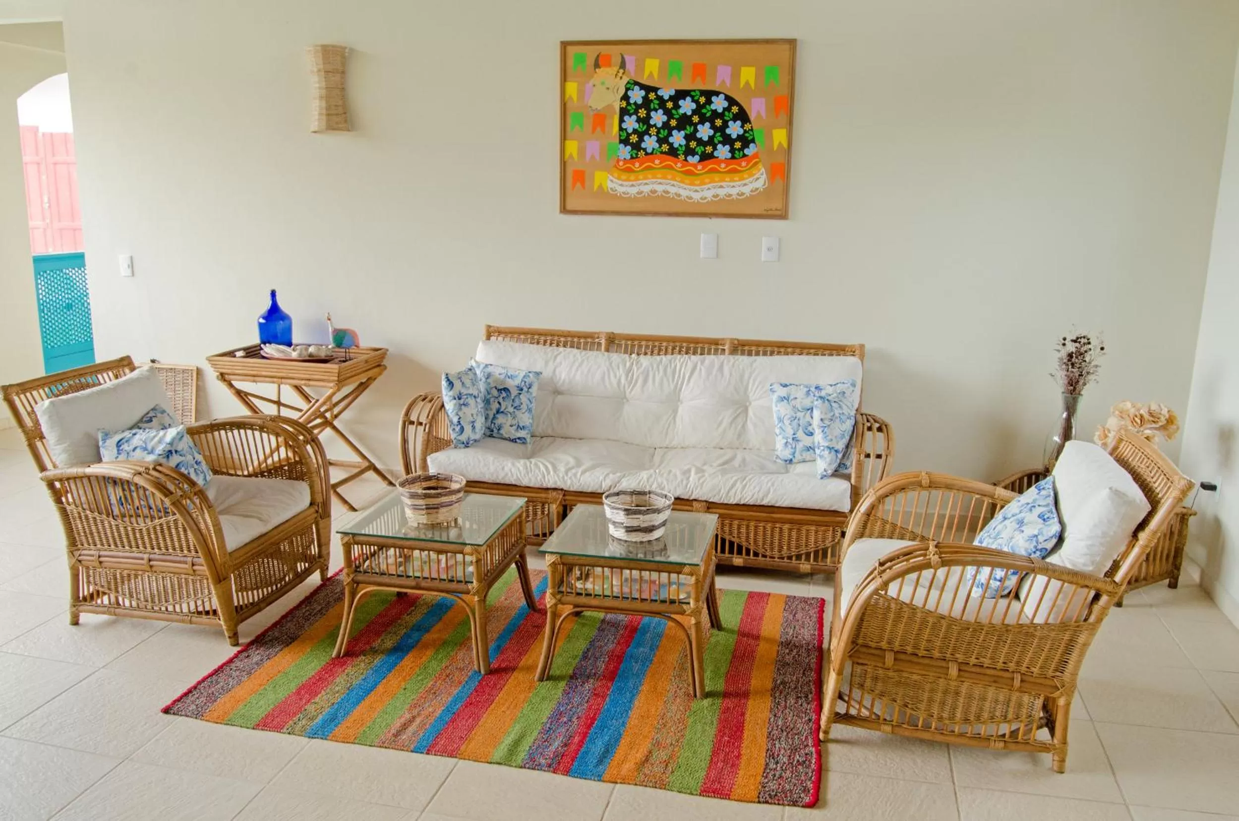 Decorative detail, Seating Area in Pousada Pomar Paraty