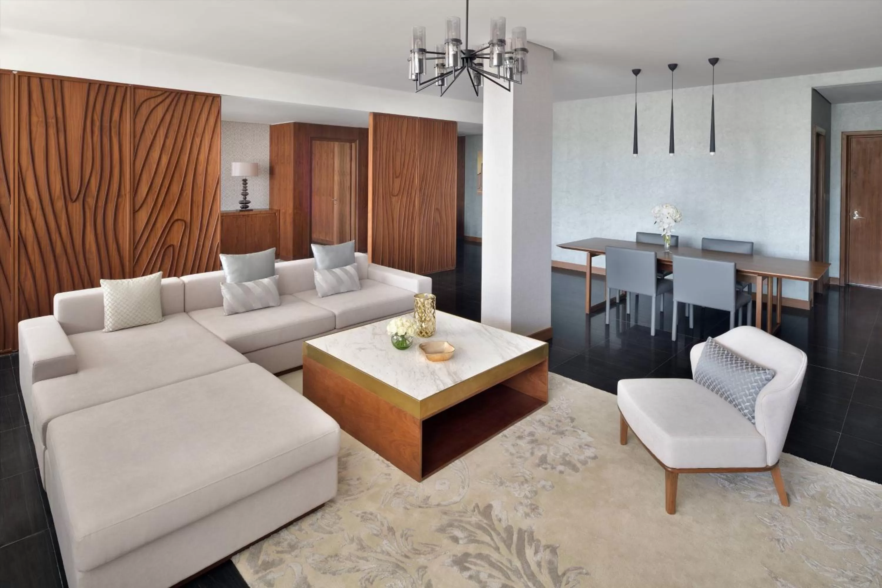 Living room in Marriott Riyadh Diplomatic Quarter