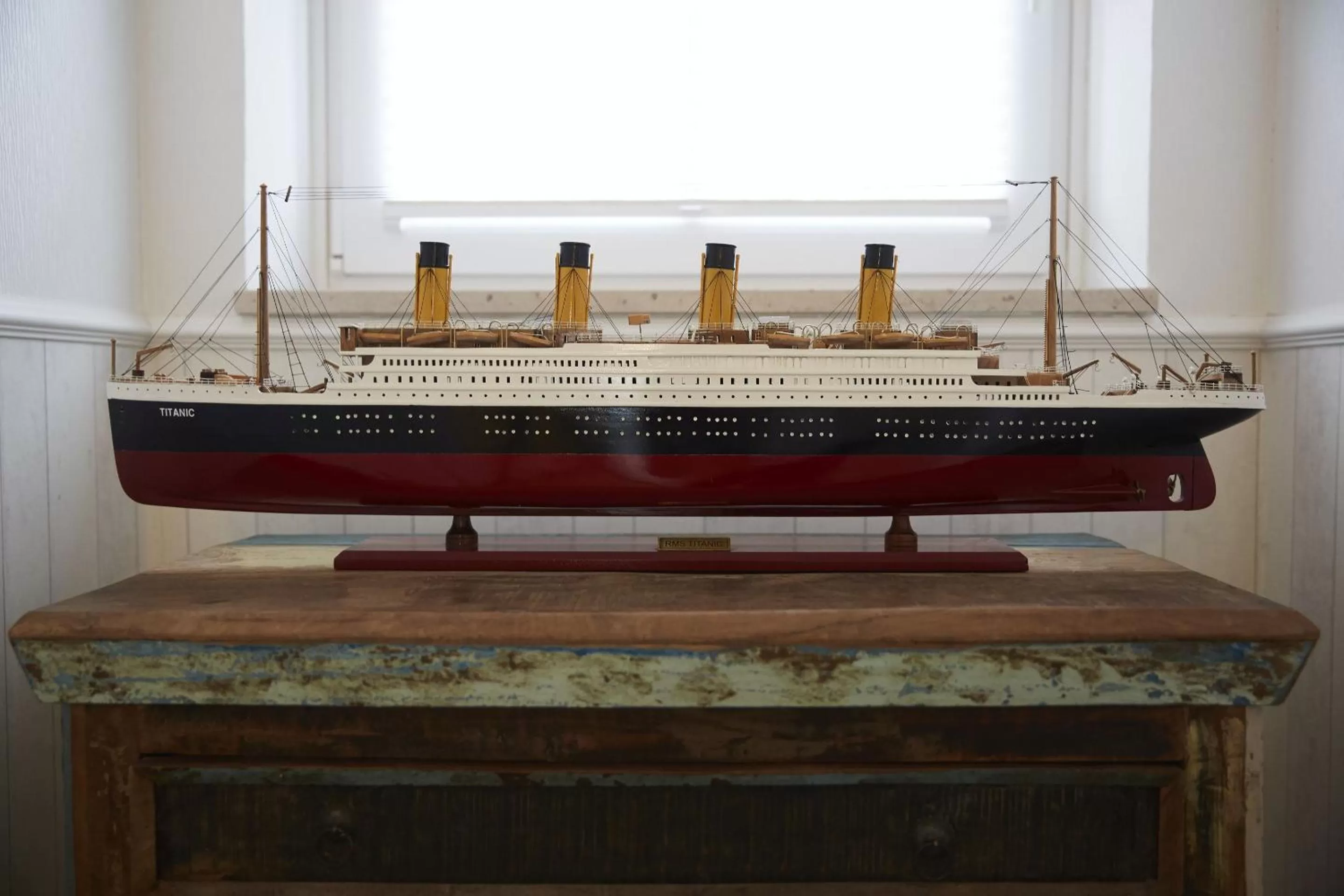 Decorative detail in Bernstein-Hotel Bootshaus