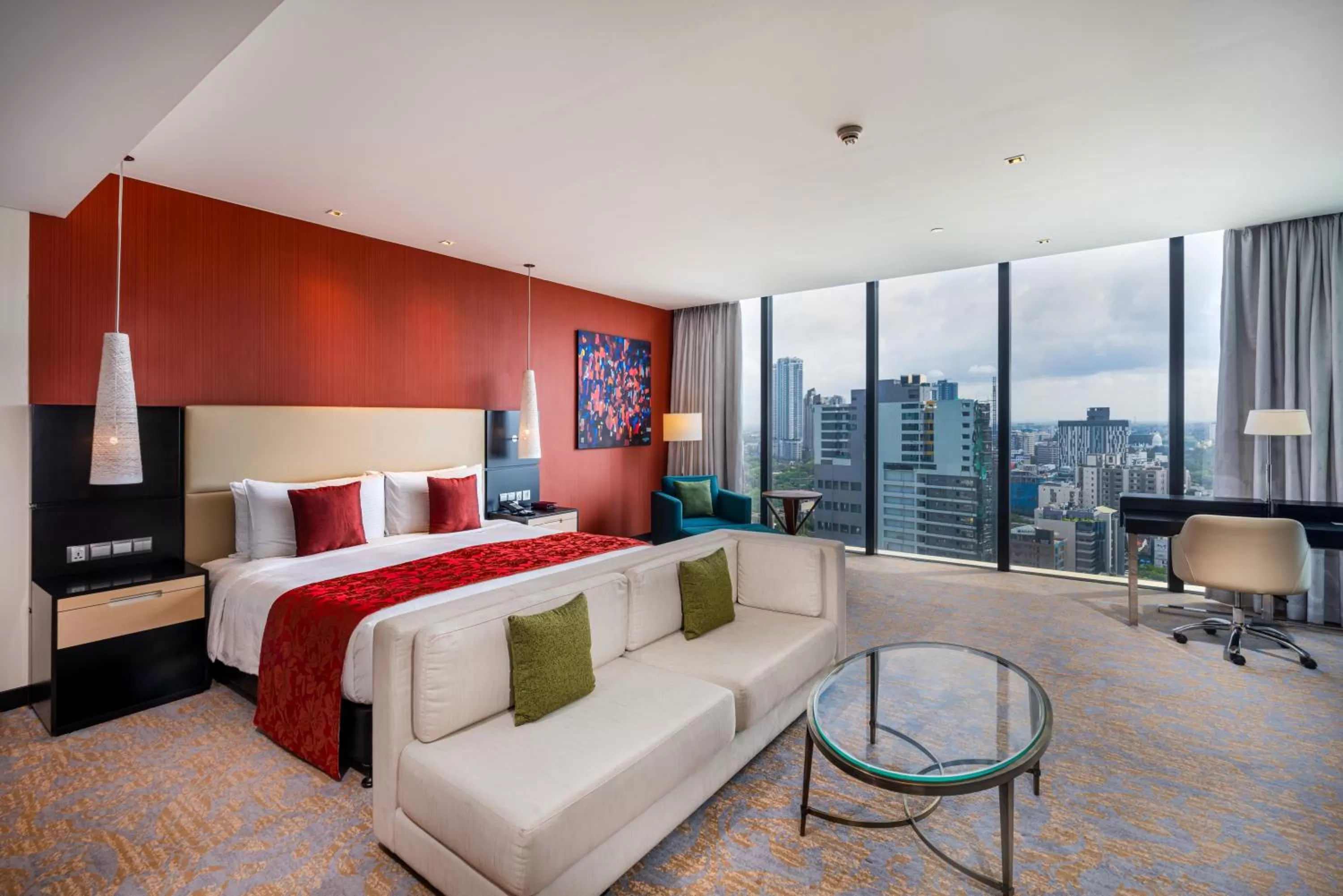 Seating area, Bed in NH Collection Colombo