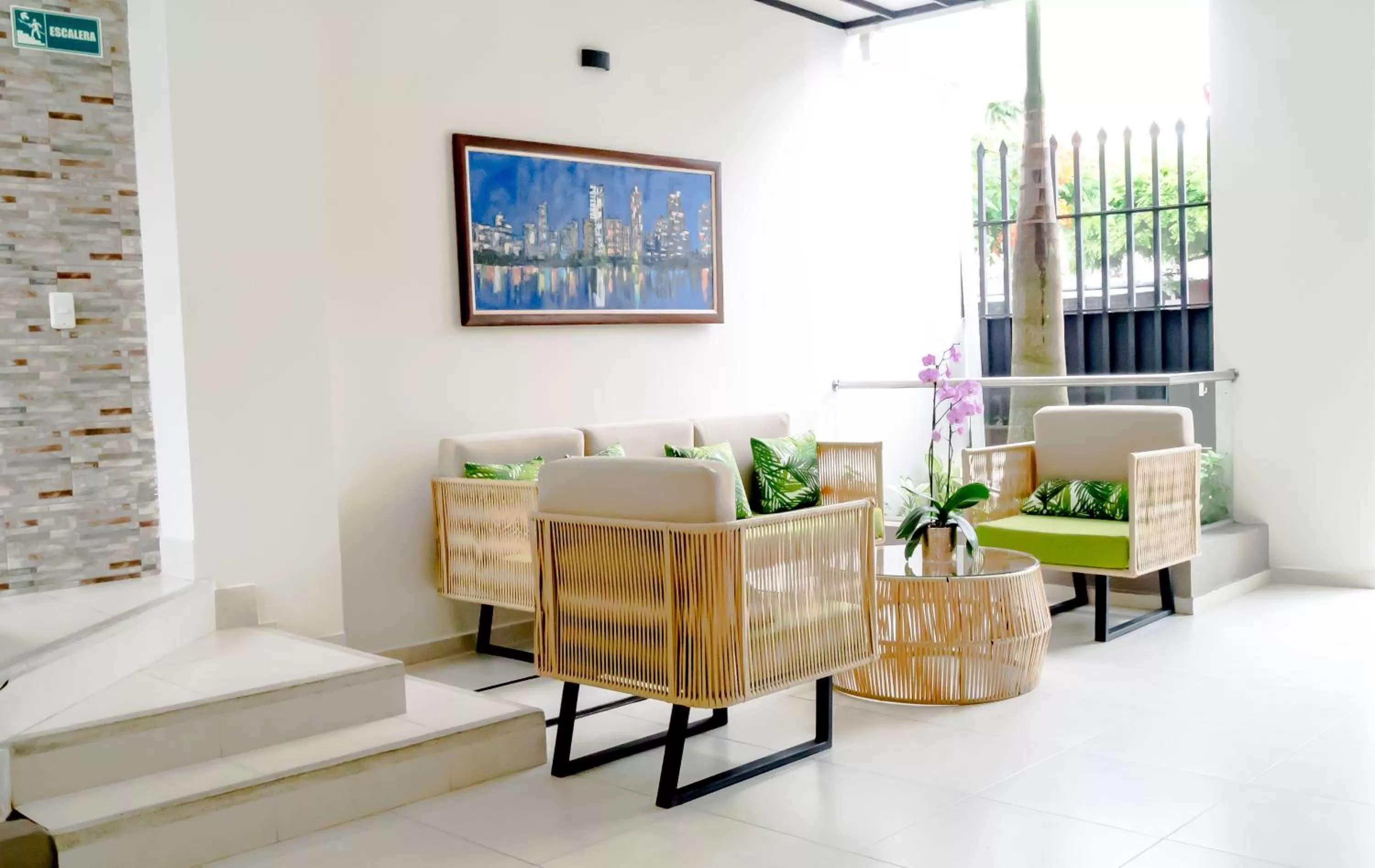 Lobby or reception in Hotel Le Falep