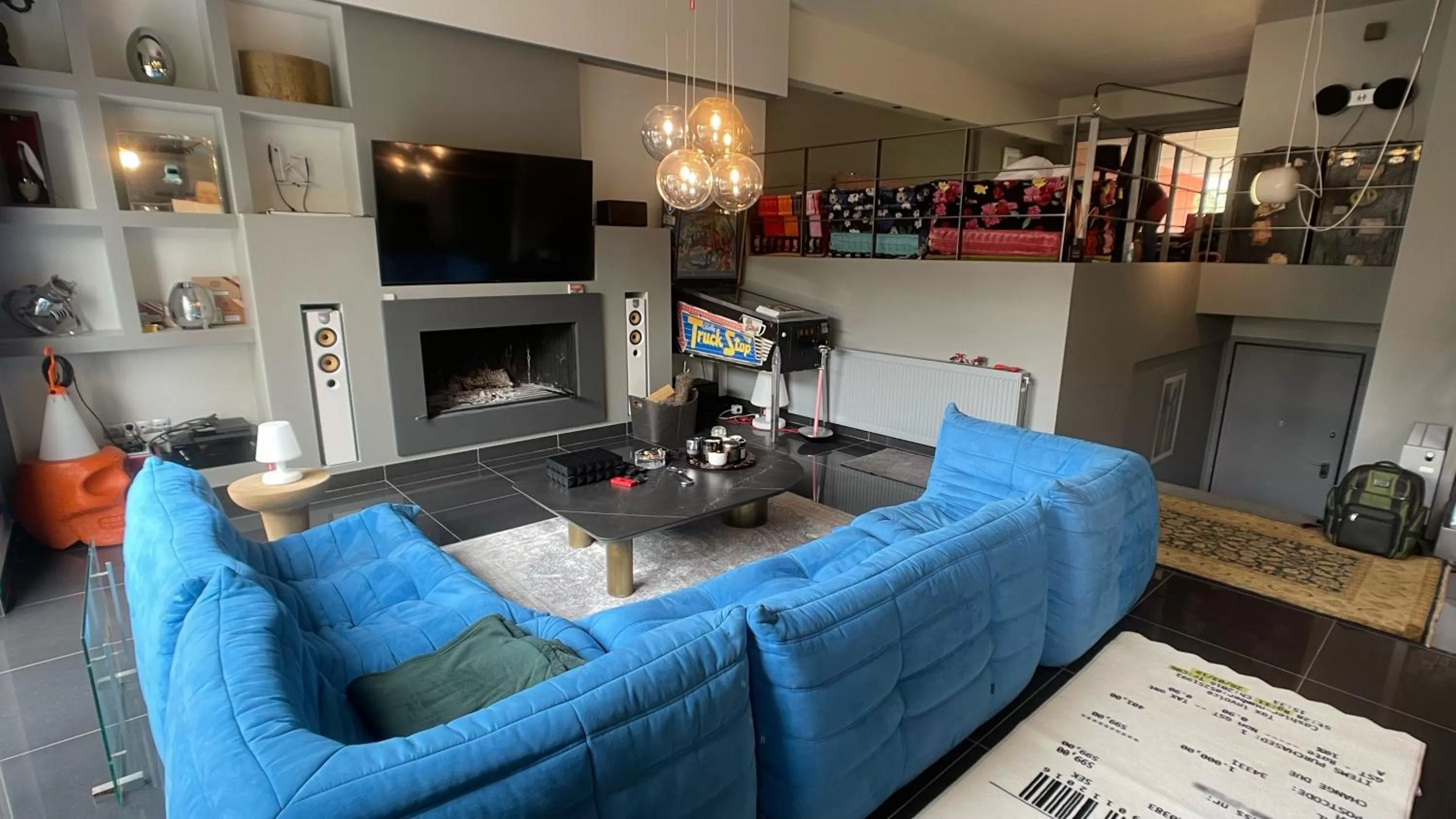 Living room in Bespoke House Athens