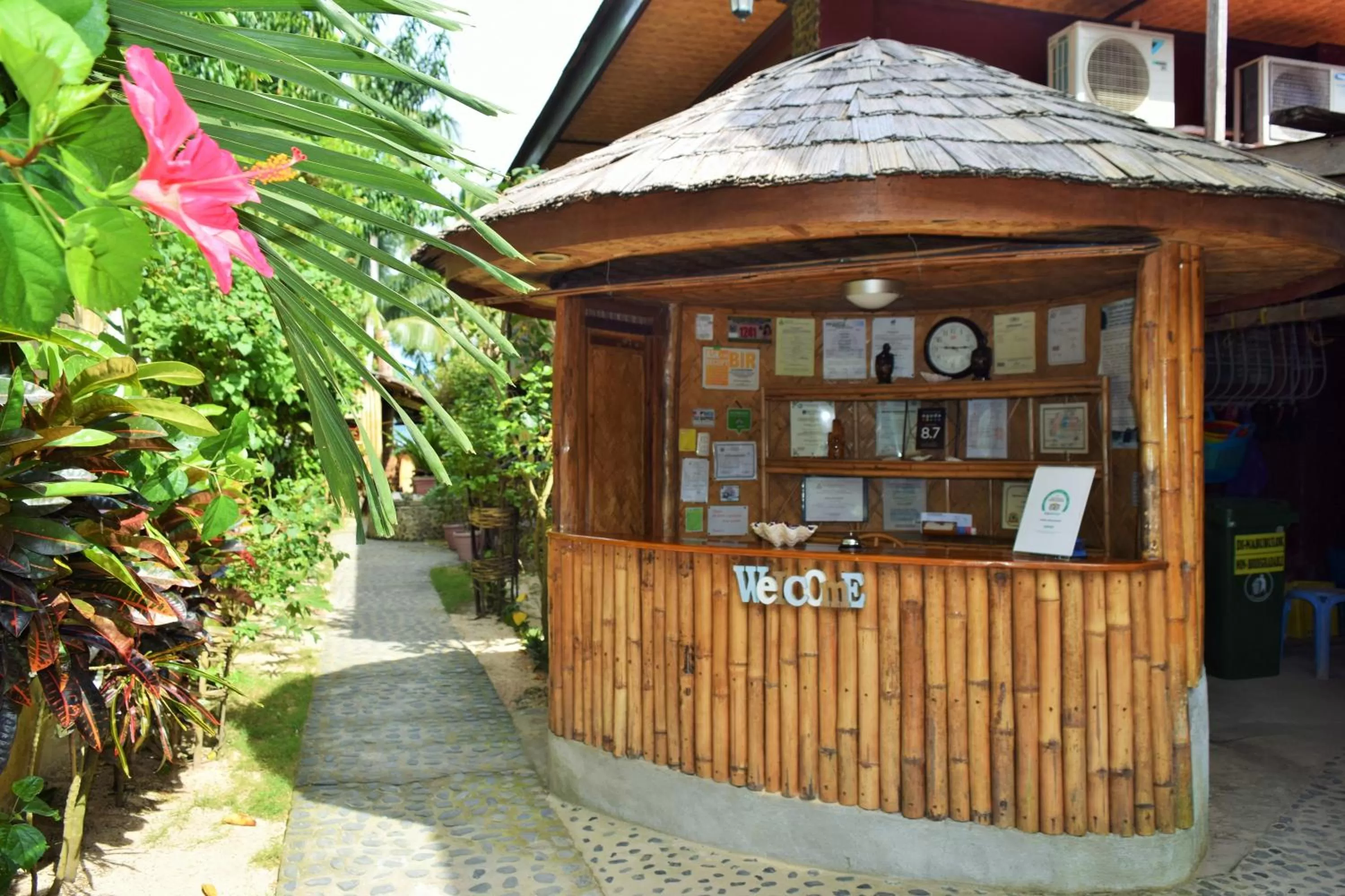 Facade/entrance in Angel Nido Resort