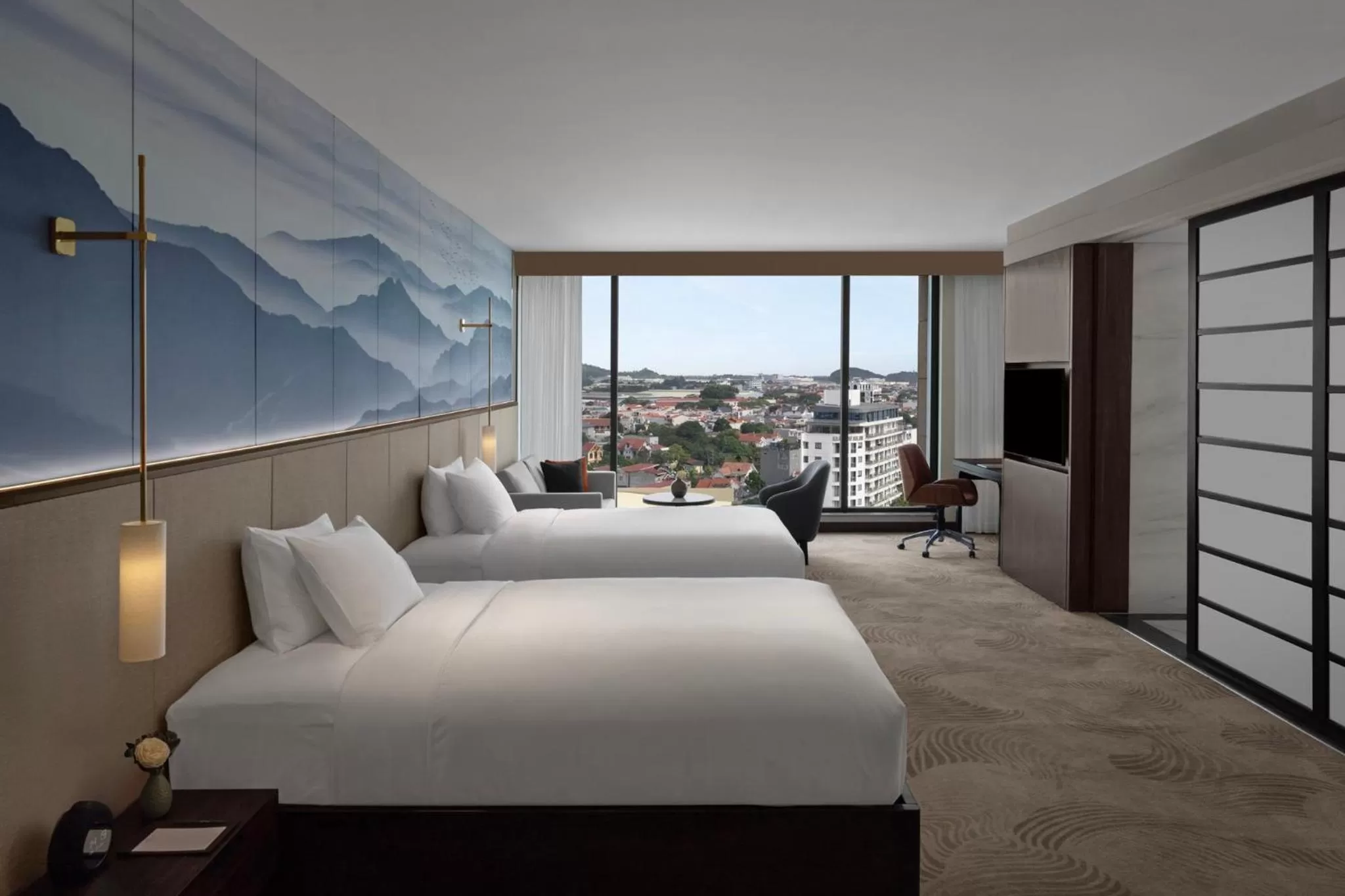 Photo of the whole room, Bed in Crowne Plaza Vinh Yen City Centre by IHG