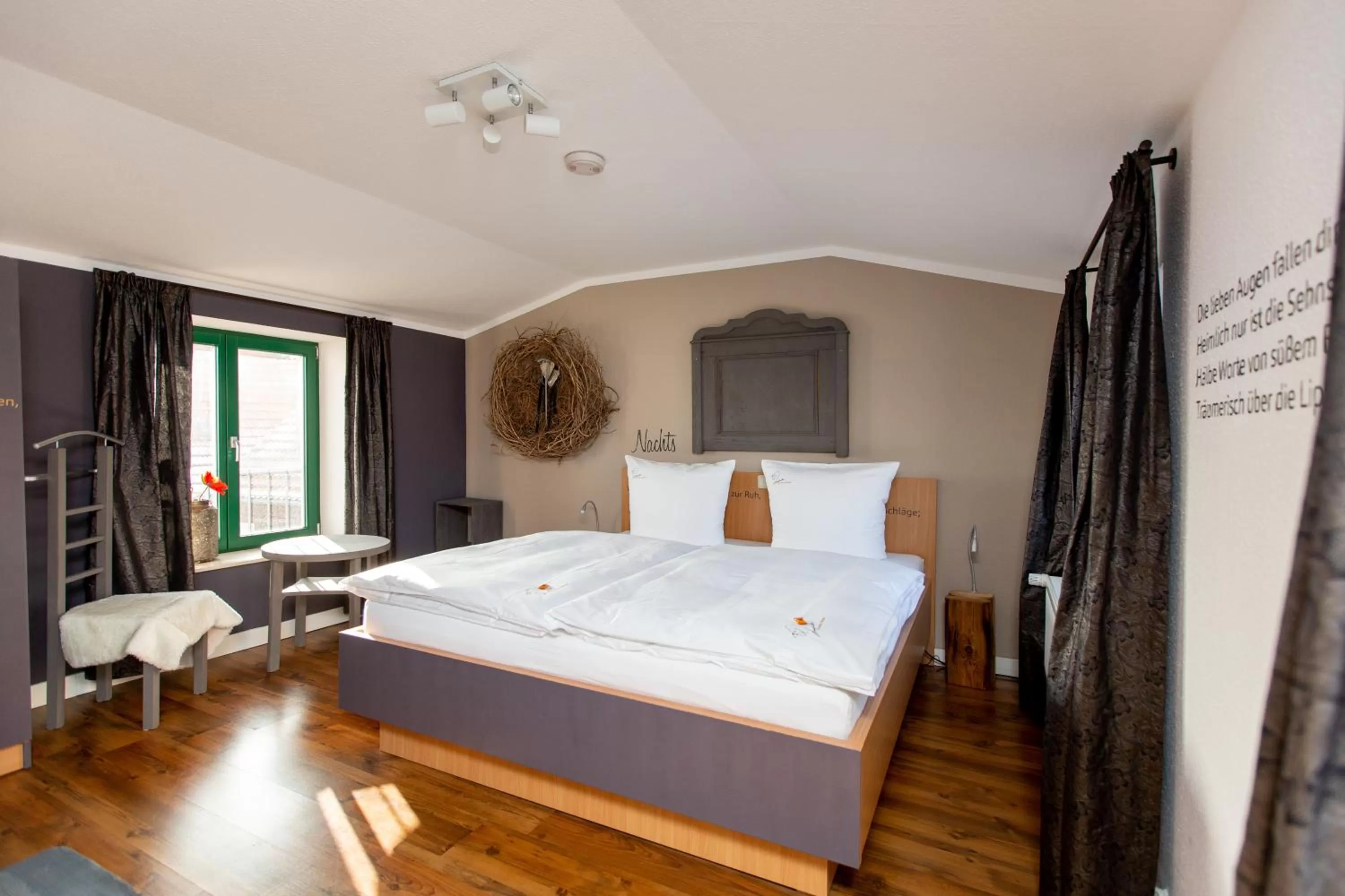 Bedroom, Bed in Hotel Inselhof