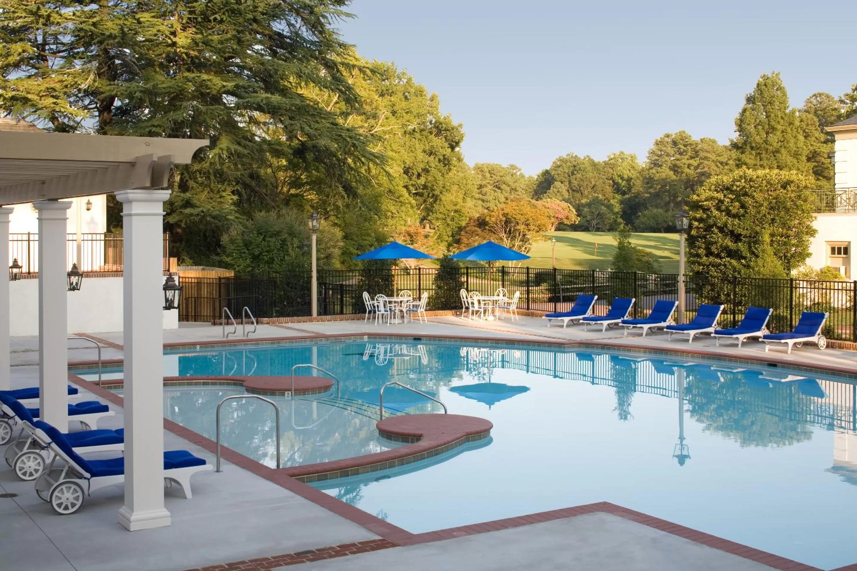 Swimming pool in Williamsburg Inn, an official Colonial Williamsburg Hotel
