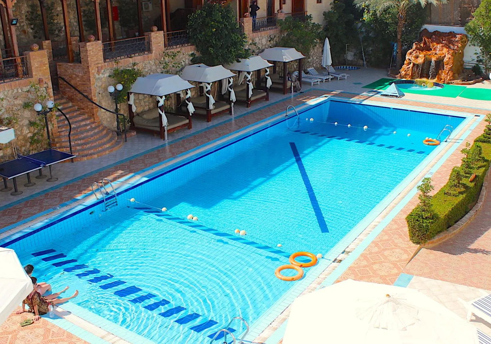 Swimming pool in Naama Blue Hotel