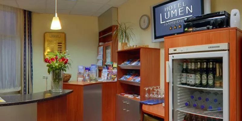 Lobby or reception in Hotel Lumen am Hauptbahnhof