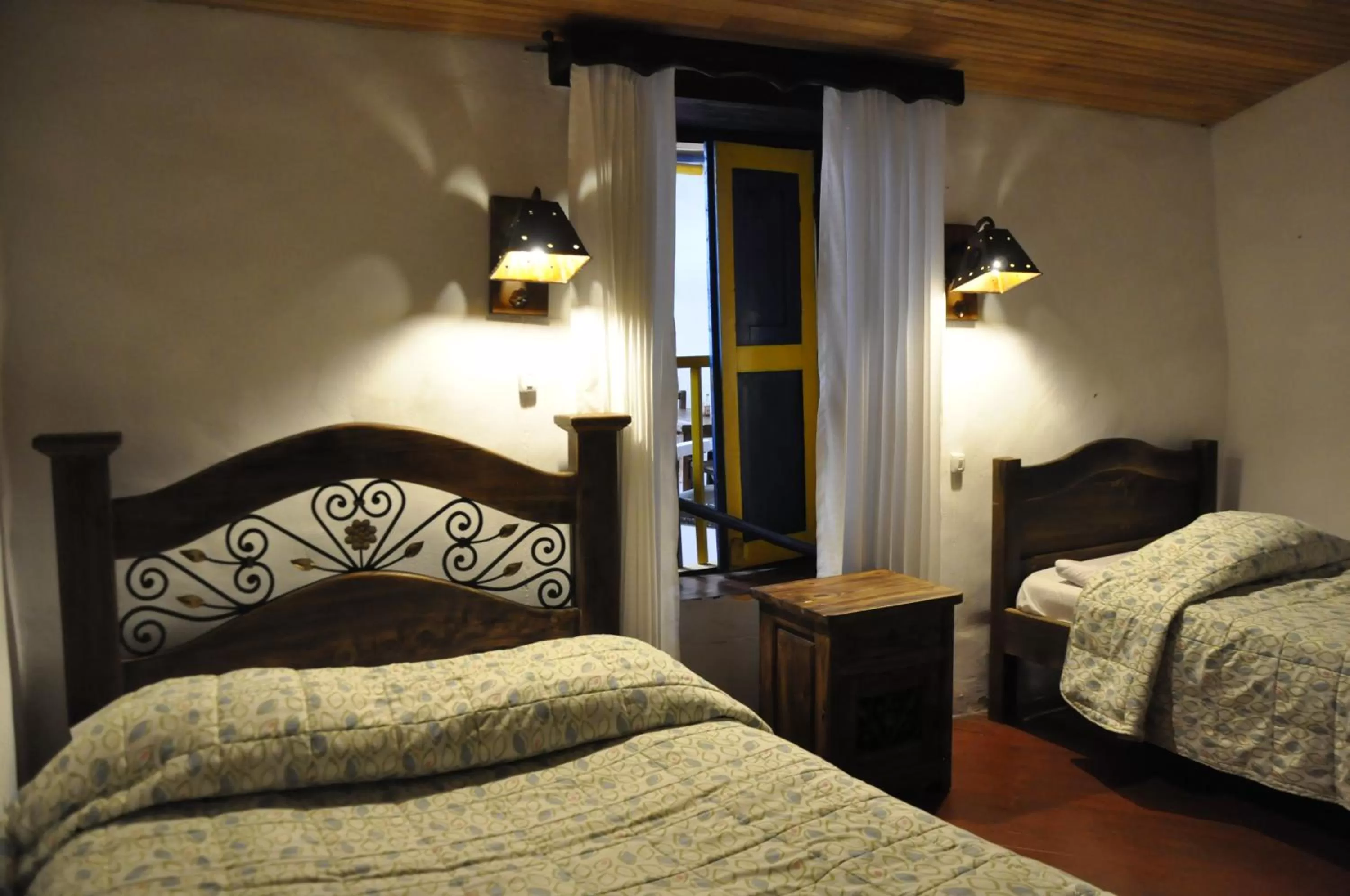 Bed in Hotel Museo la Posada del Molino