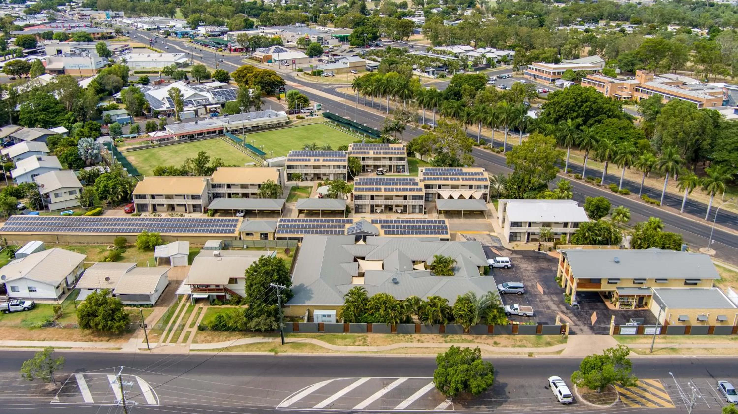 Bird's eye view in Emerald Gardens Motel & Apartments