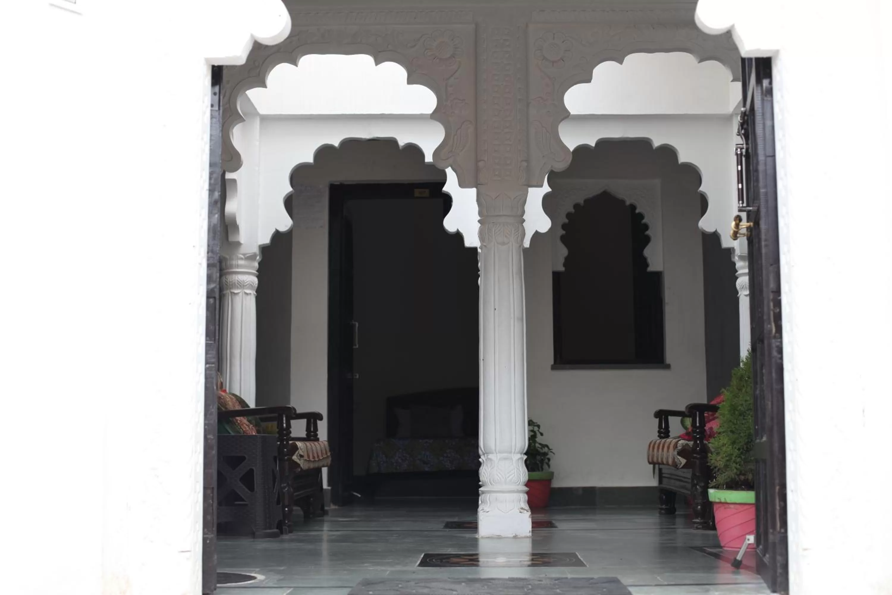 Facade/entrance in Hotel Bundi House