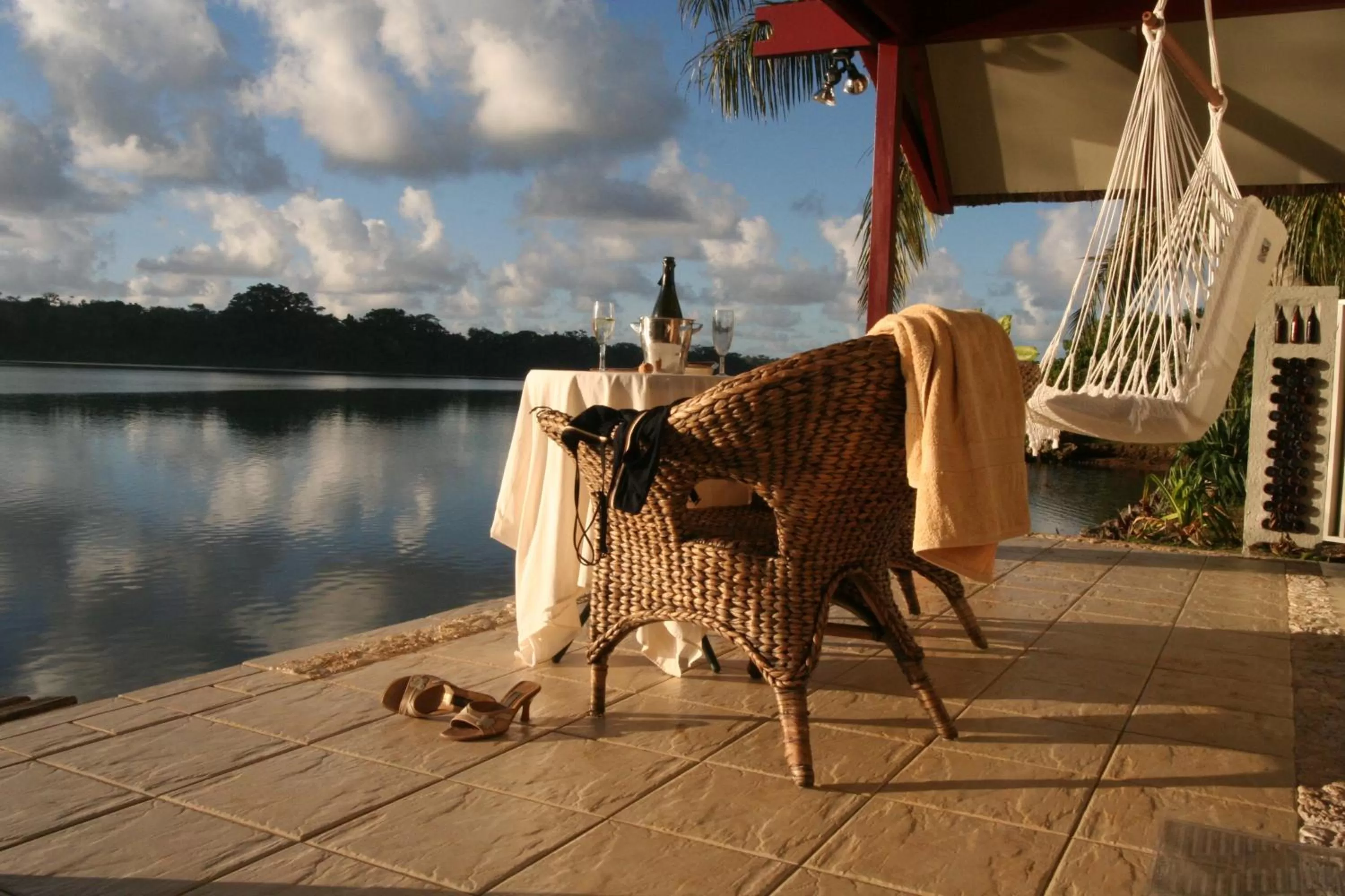 Patio in Seachange Lodge