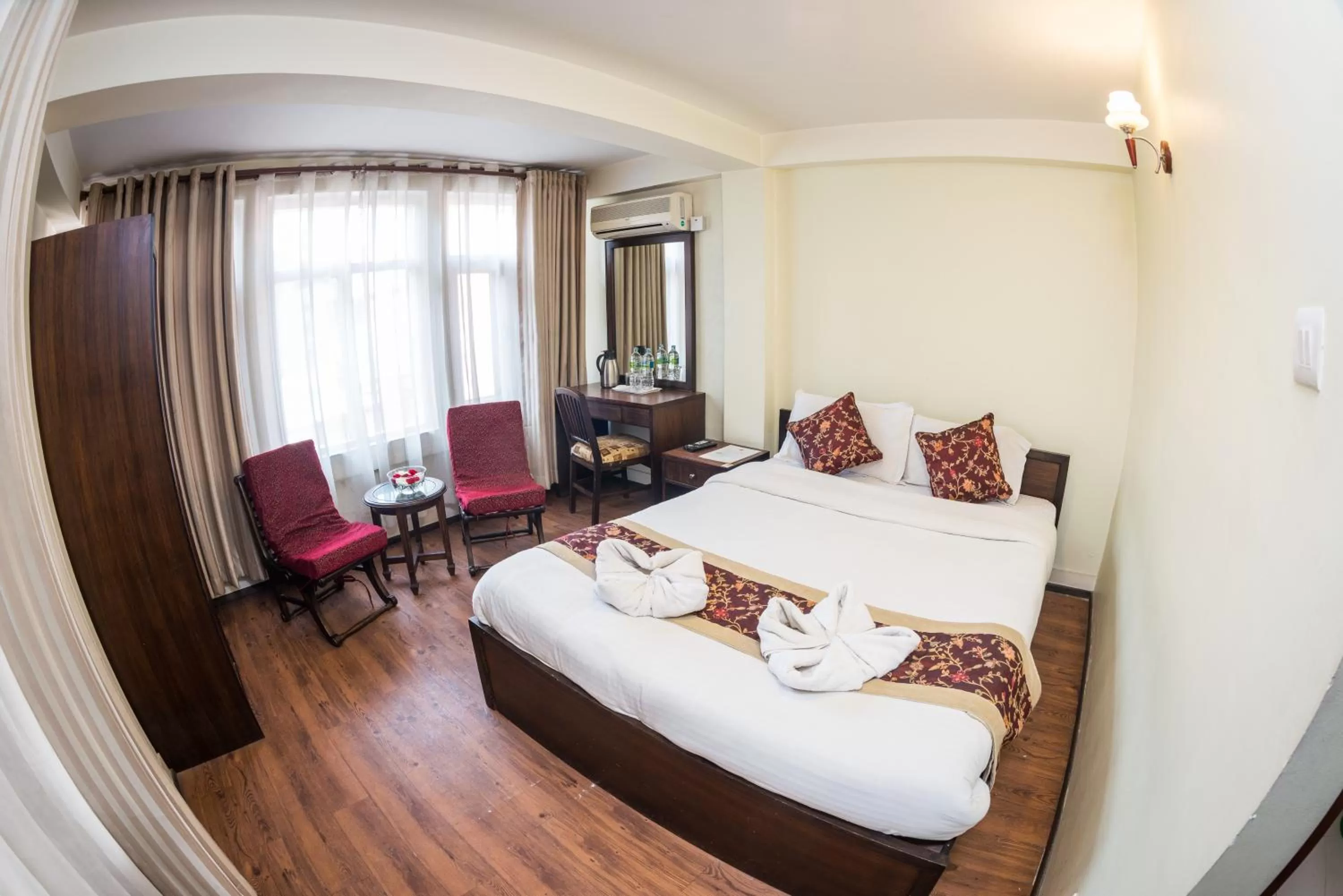 Living room, Bed in Hotel Yambu kathmandu