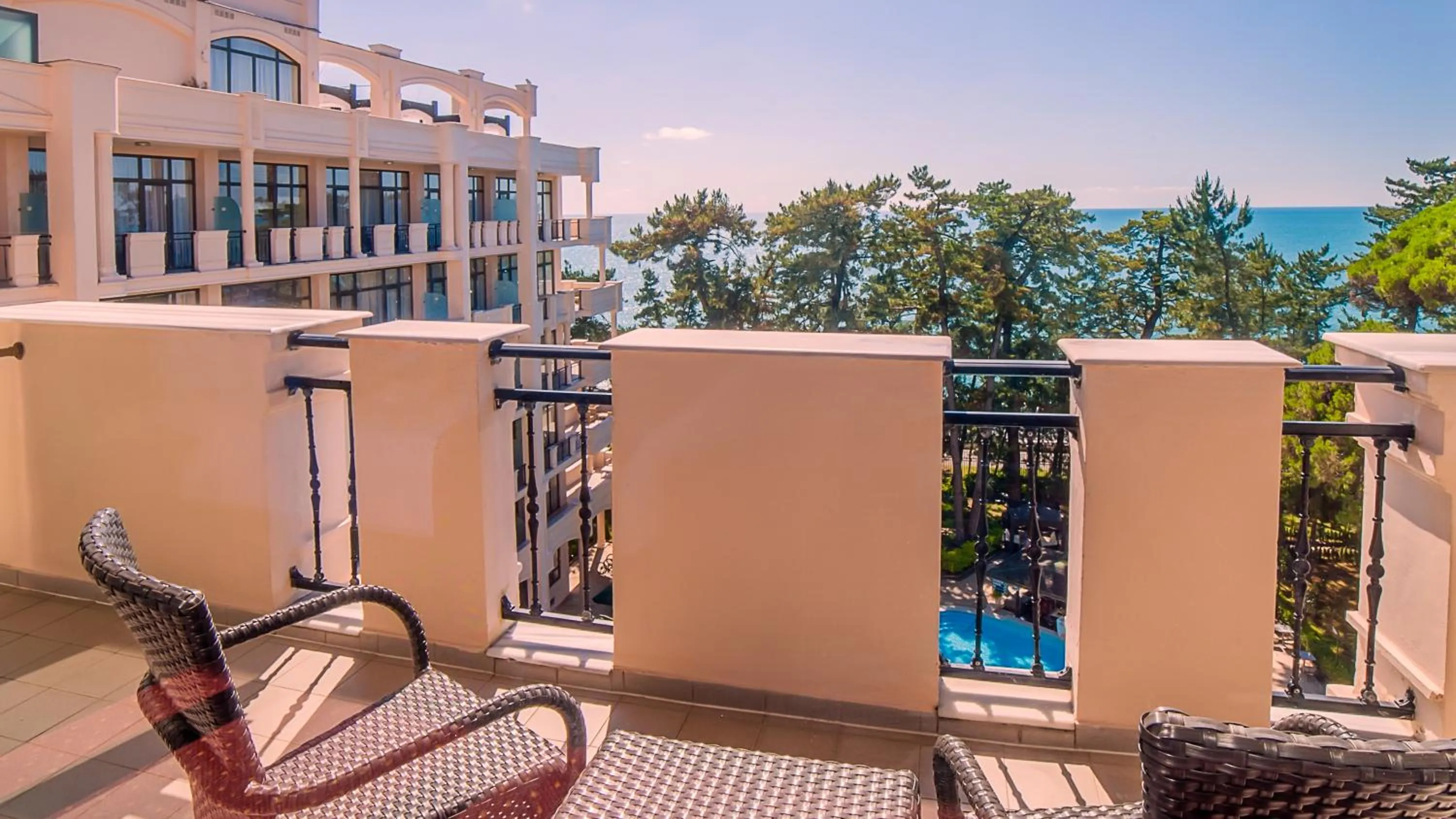 Pool view in Kobuleti Georgia Palace Hotel & Spa