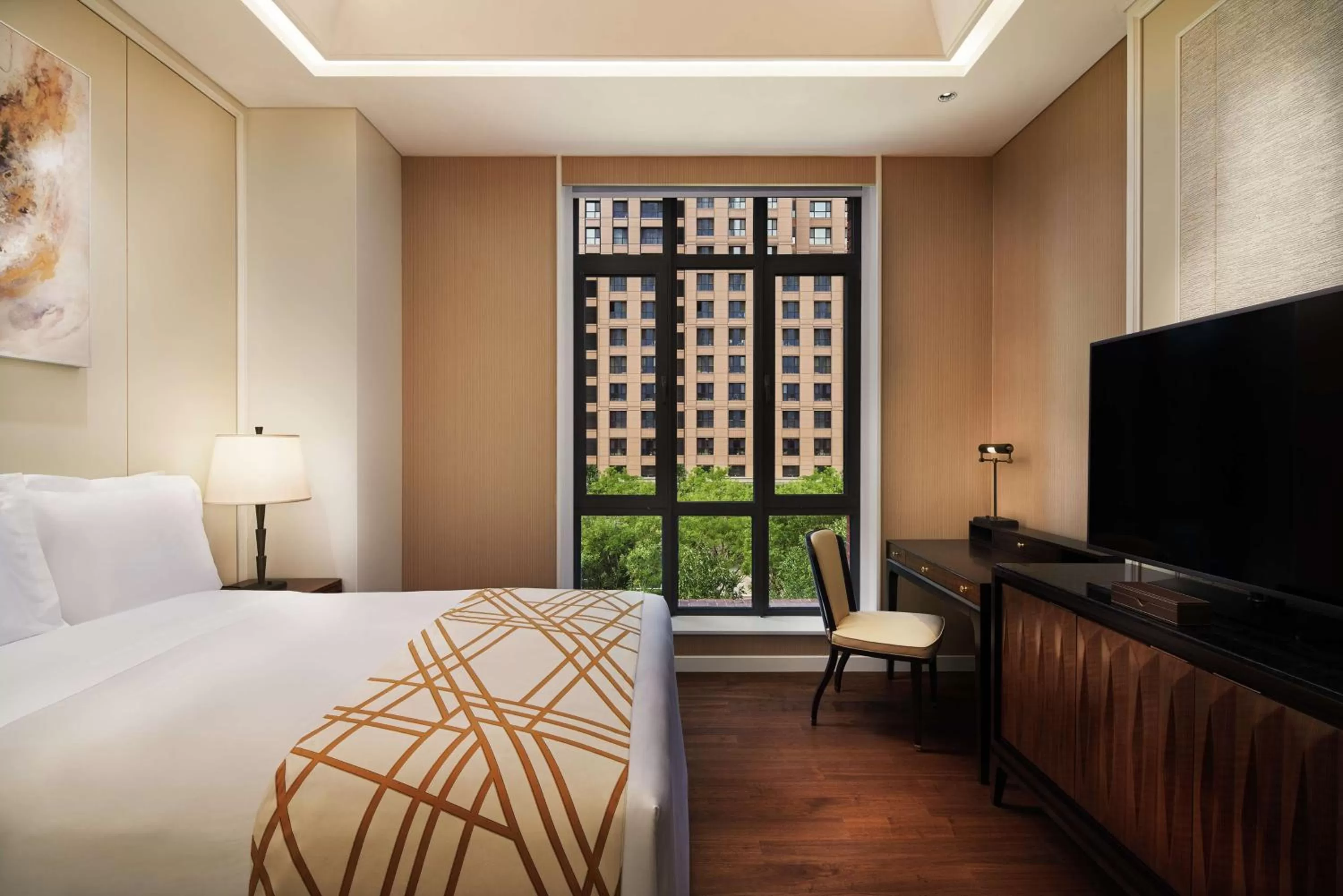 Bedroom, Bed in Conrad Tianjin