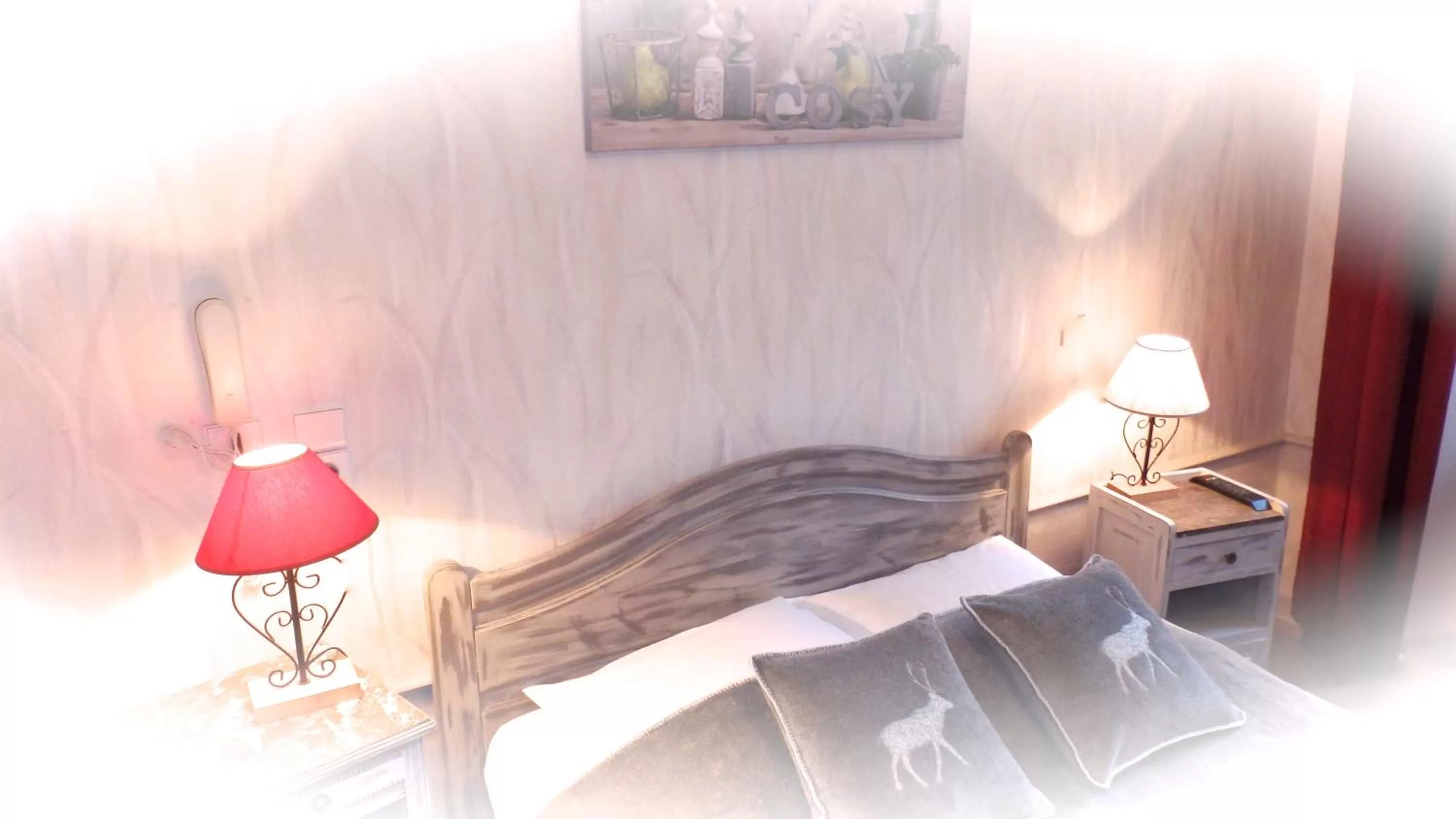 Shower, Bed in Hôtel Viallet