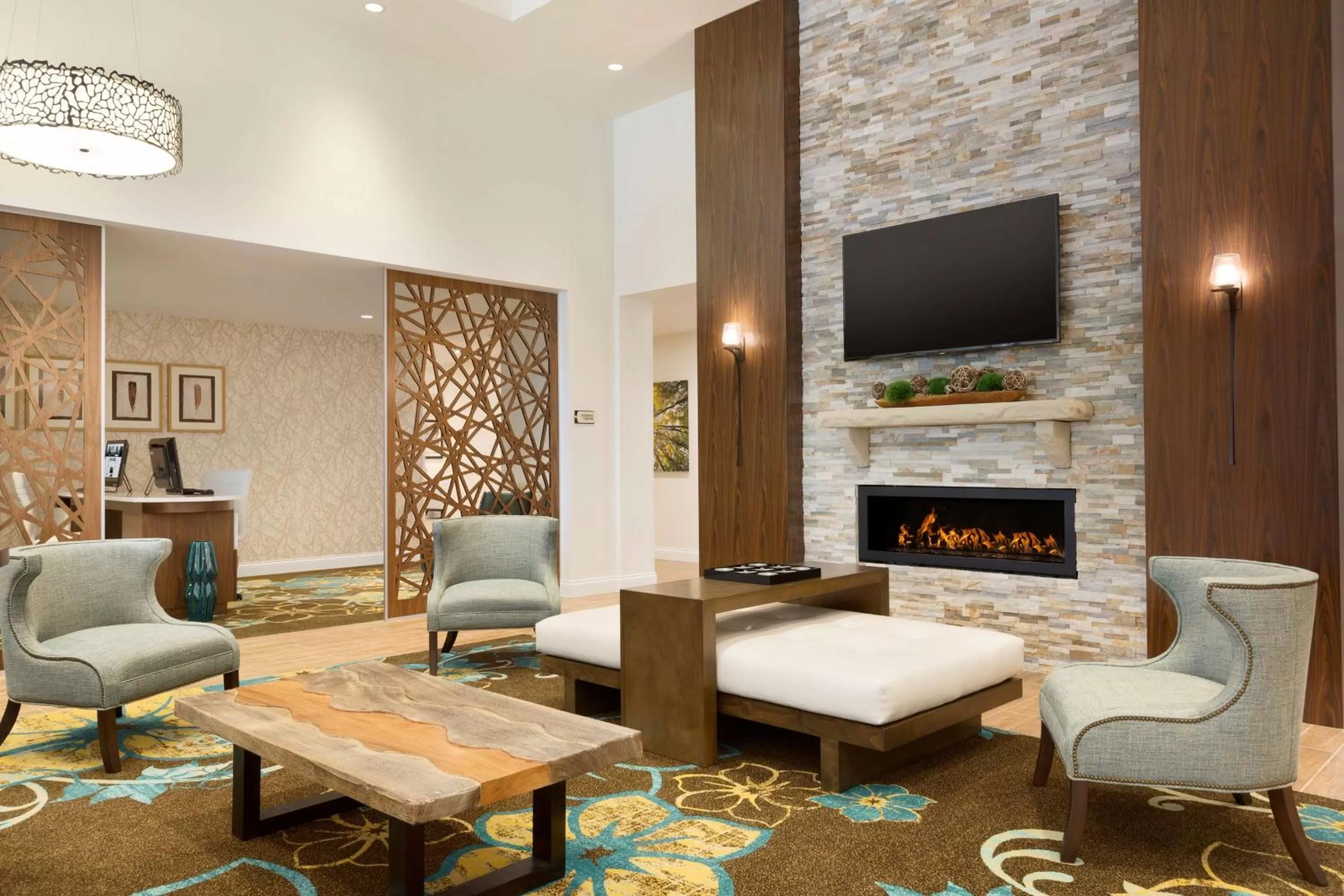 Lobby or reception in Homewood Suites By Hilton Augusta