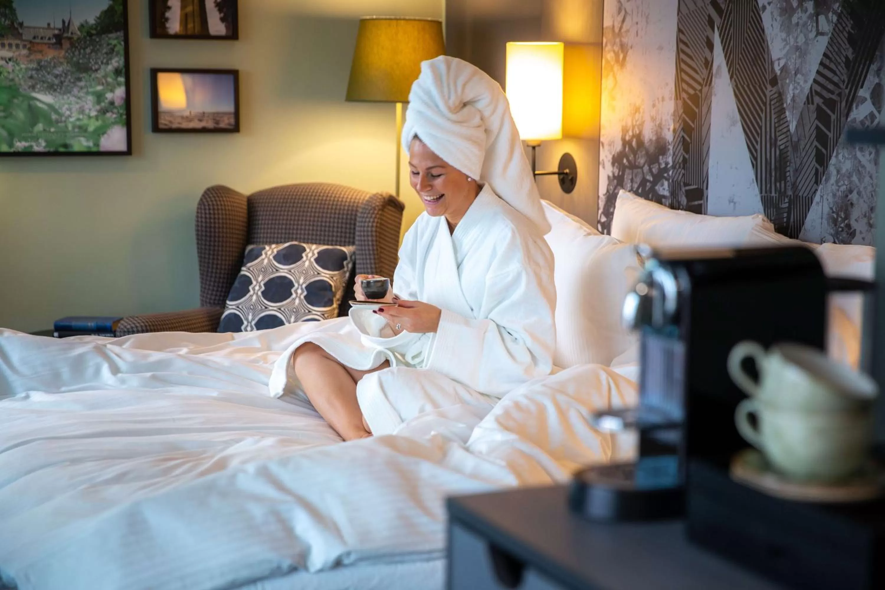 People, Bed in Radisson Blu Metropol Helsingborg