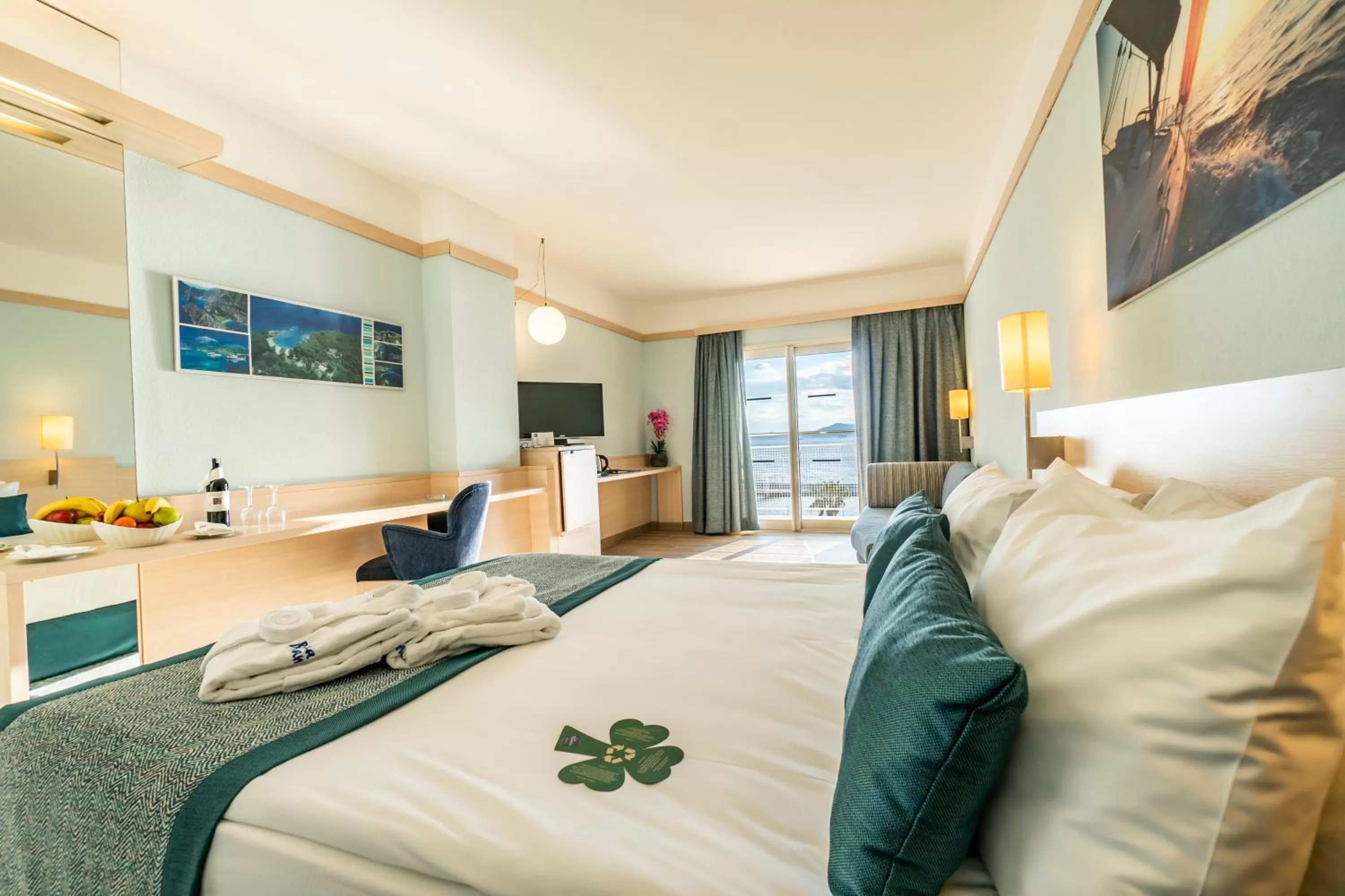 Bed in La Blanche Resort & Spa