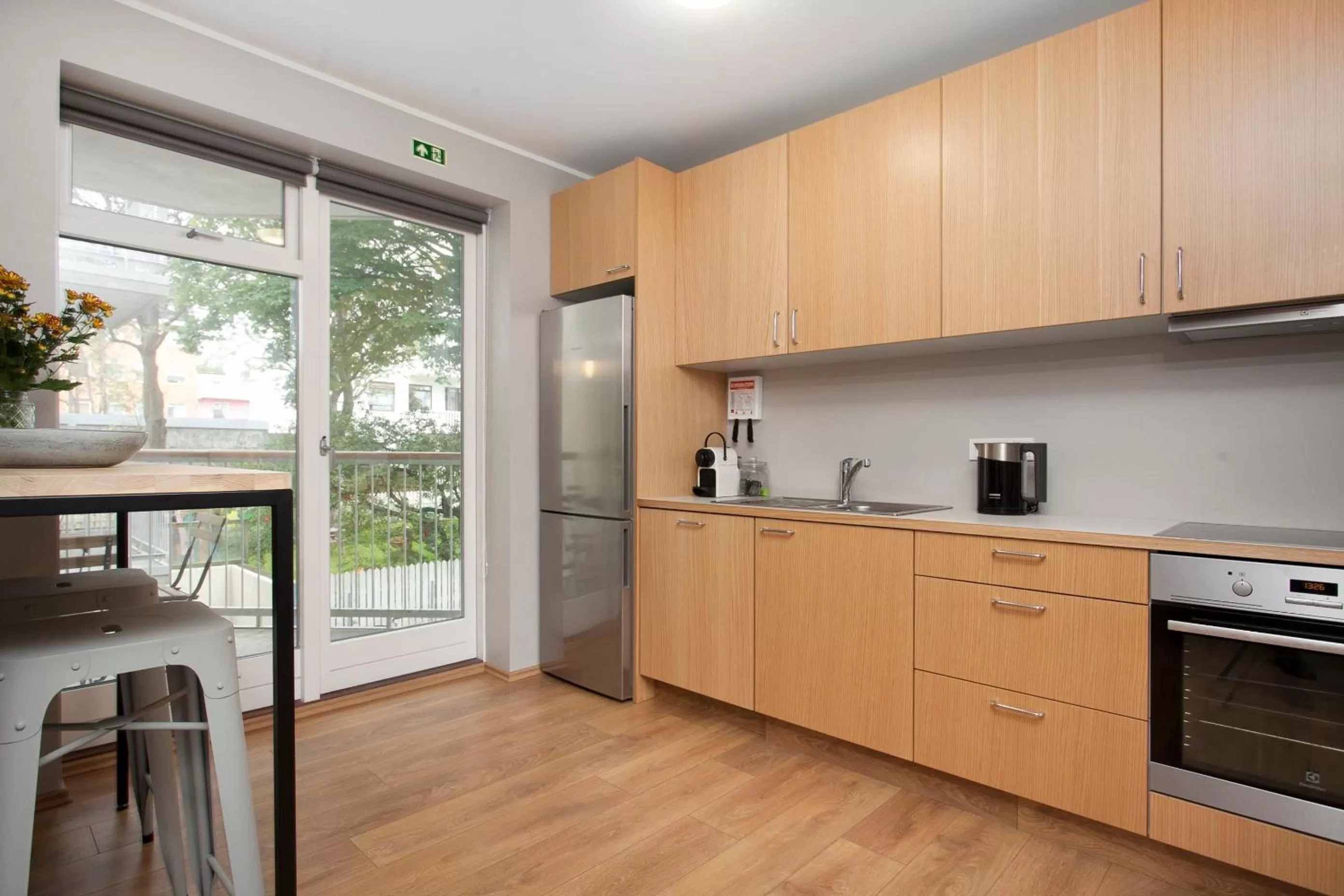 Coffee/tea facilities in Tyr Apartments by Heimaleiga