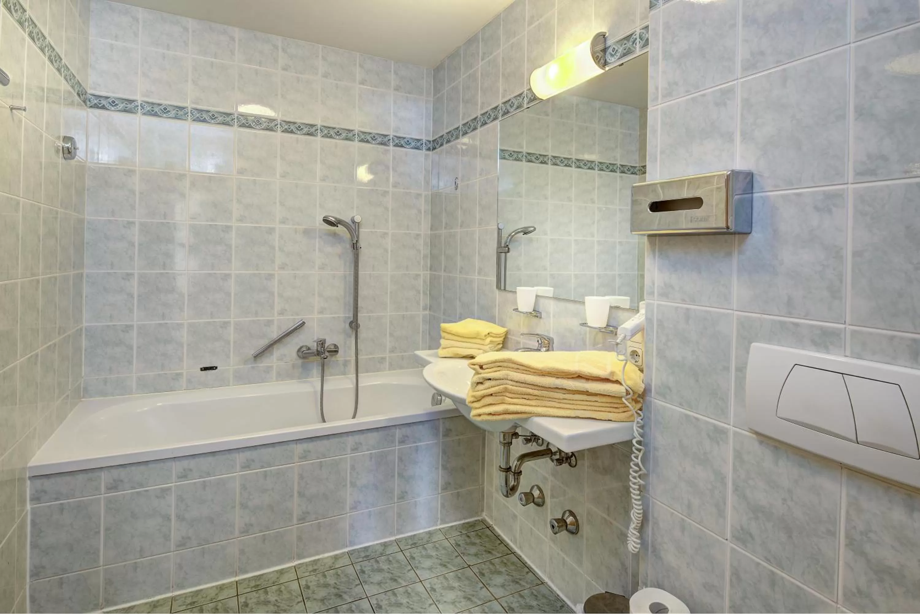 Shower, Bathroom in Bergland Residenz
