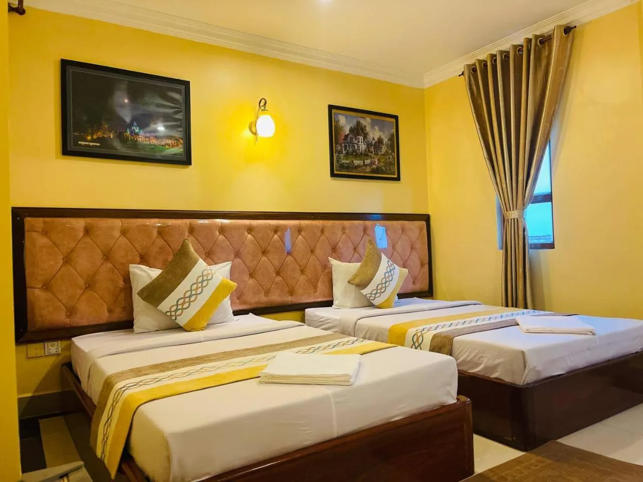 Bed in Spean Meas Hotel