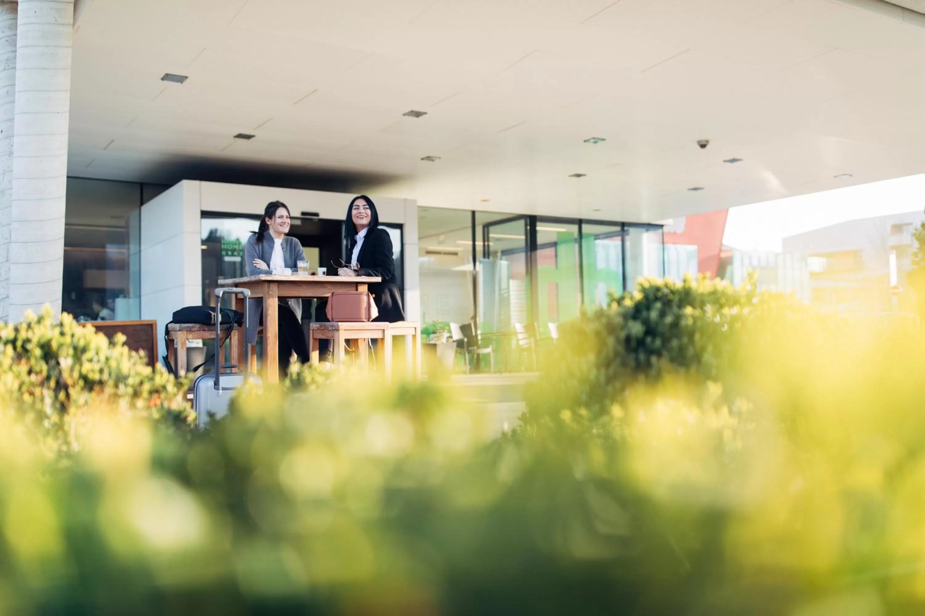 Facade/entrance in harry's home Hart bei Graz hotel & apartments