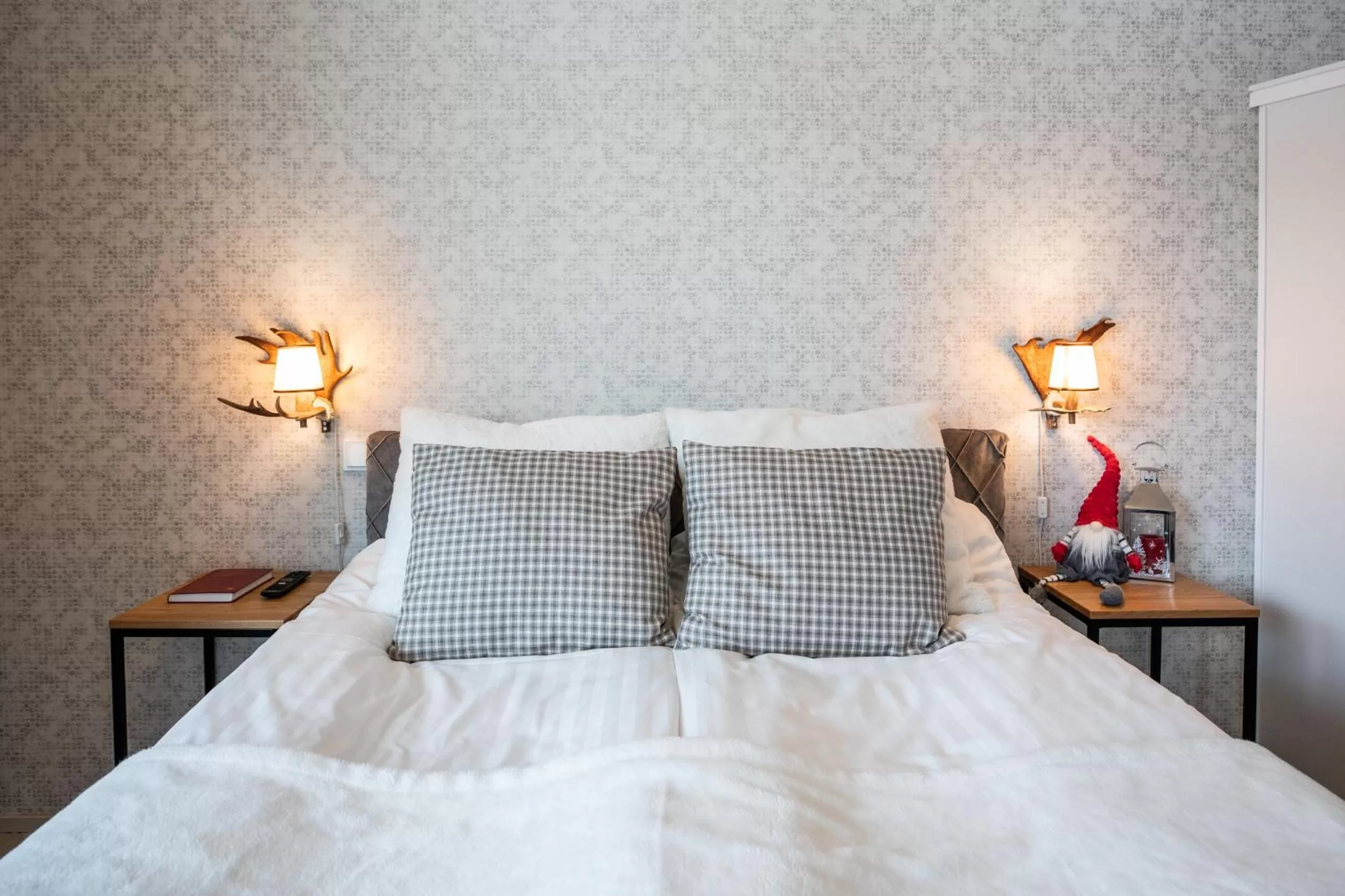 Bedroom, Bed in Santa Claus Holiday Village