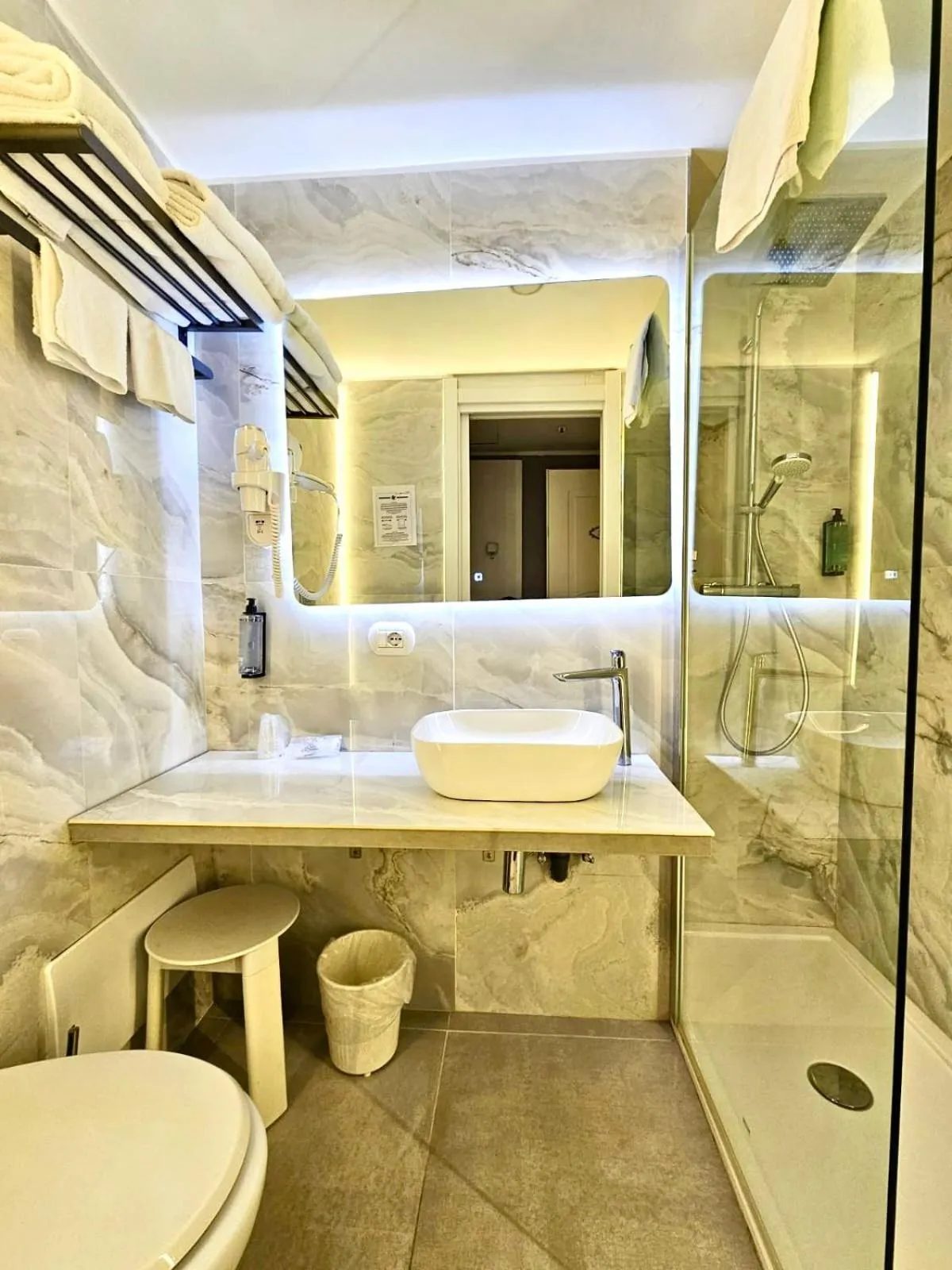 Bathroom in Canova Hotel