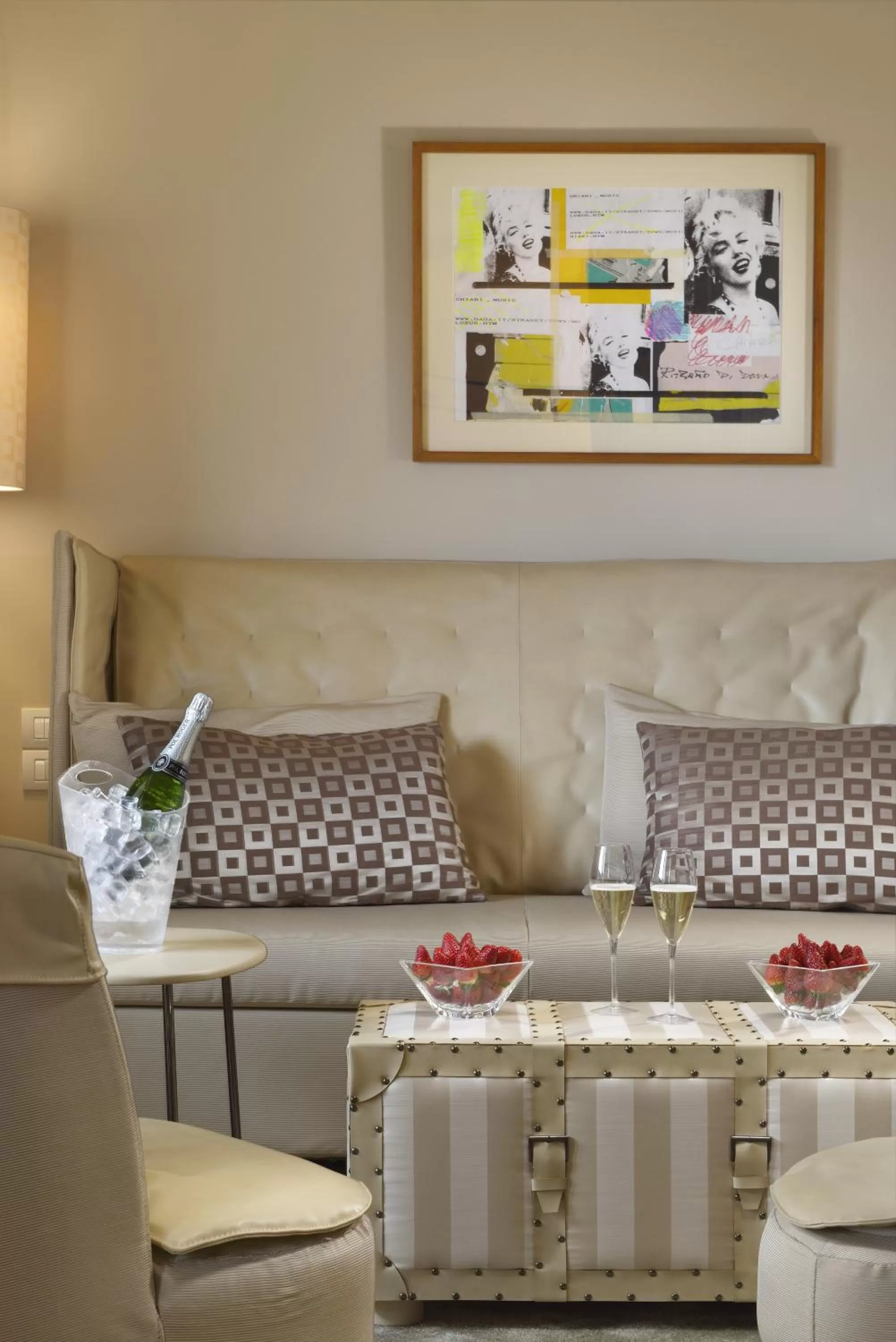 Living room in Grand Hotel Minerva