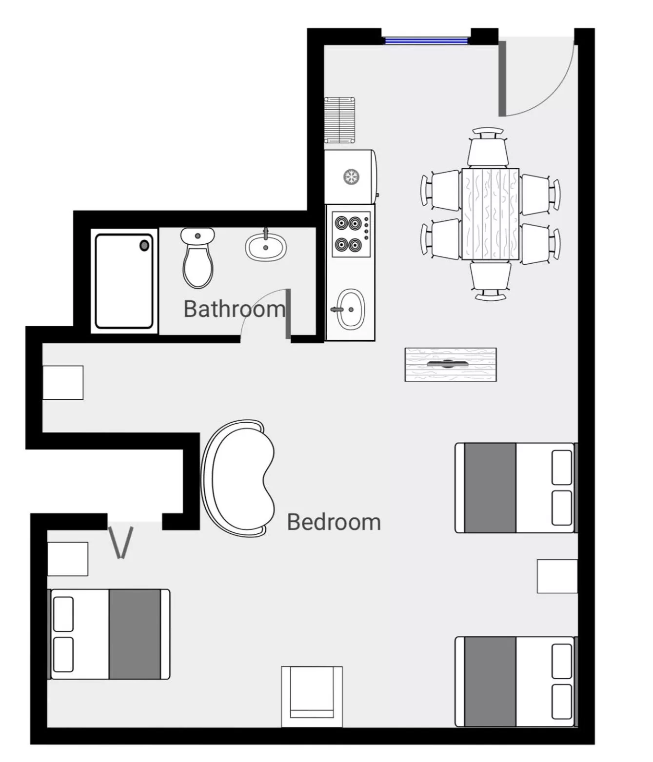 One-Bedroom Superior Apartment in Wapiti Lodge