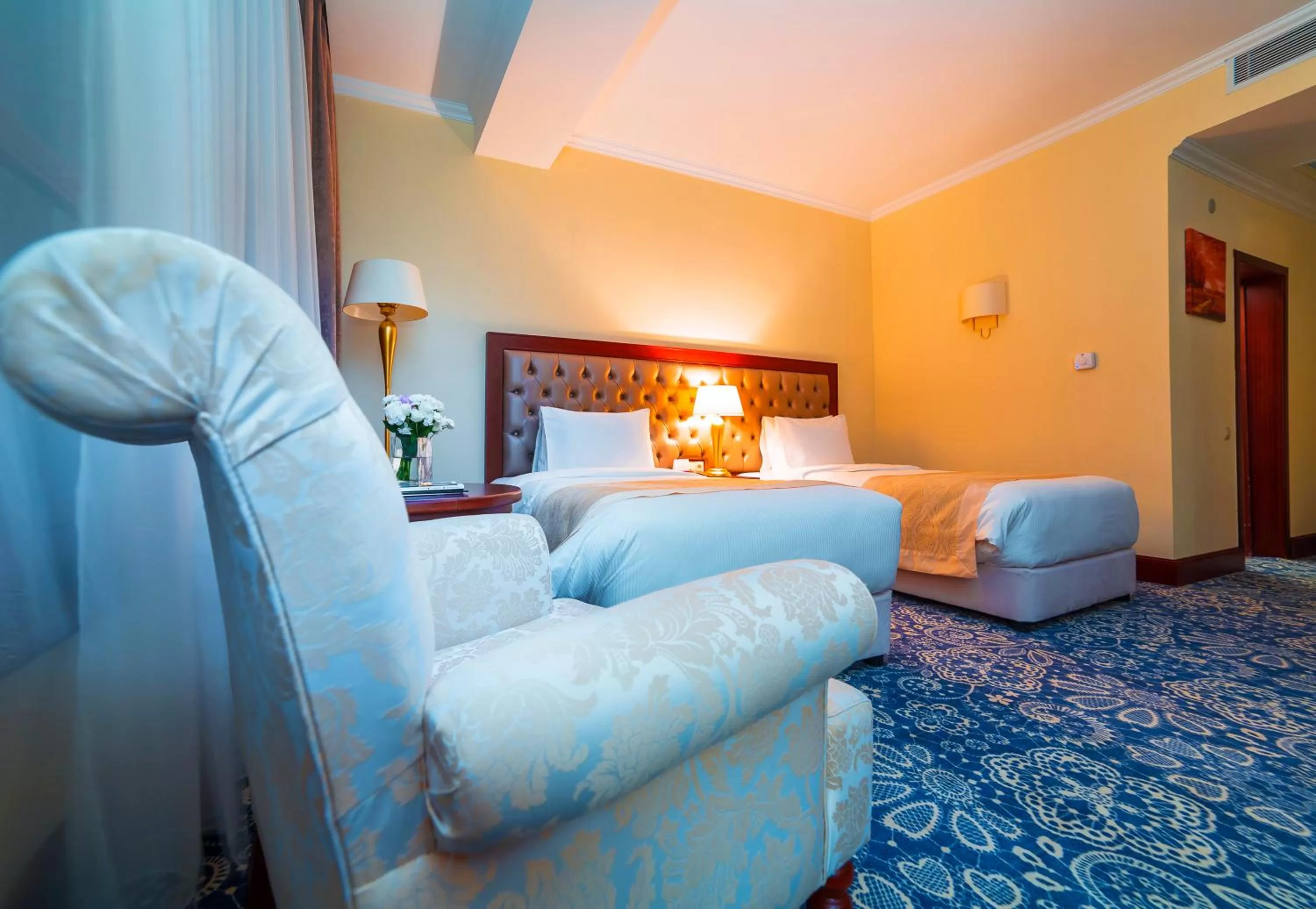 Bedroom, Bed in Ramada by Wyndham Almaty