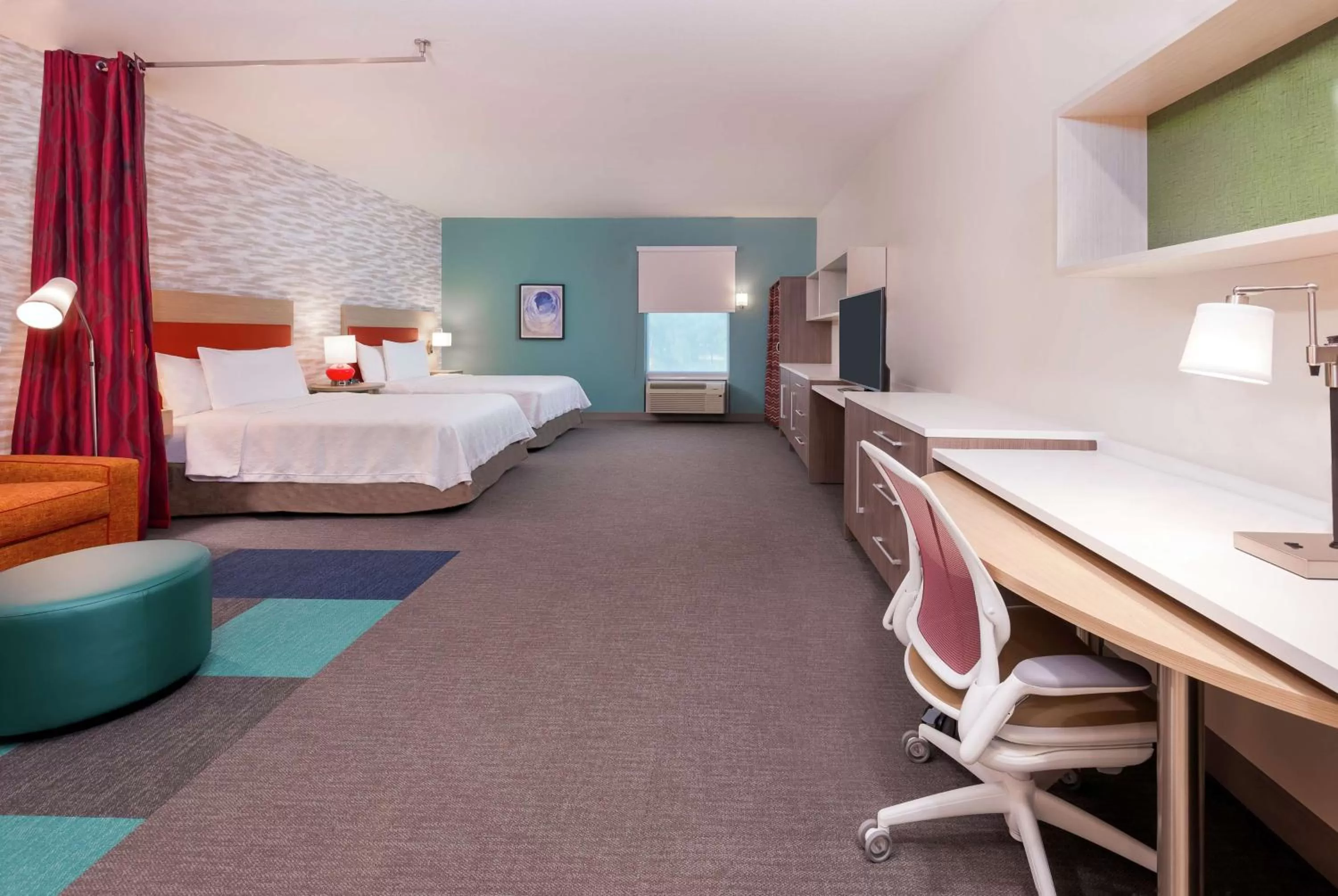 Bedroom, Bed in Home2 Suites By Hilton Orlando Near UCF