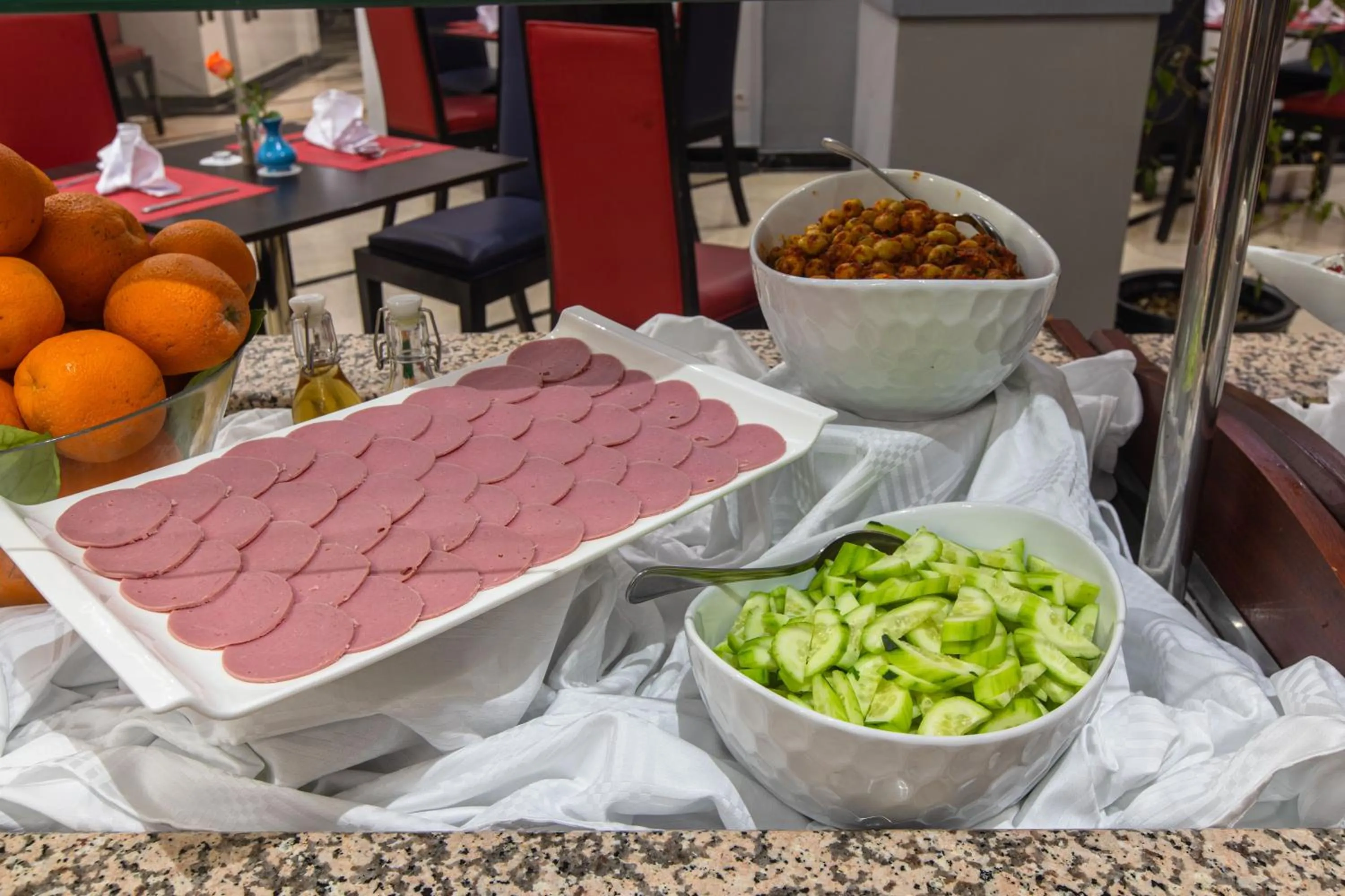 Continental breakfast in Hotel Meriem Marrakech