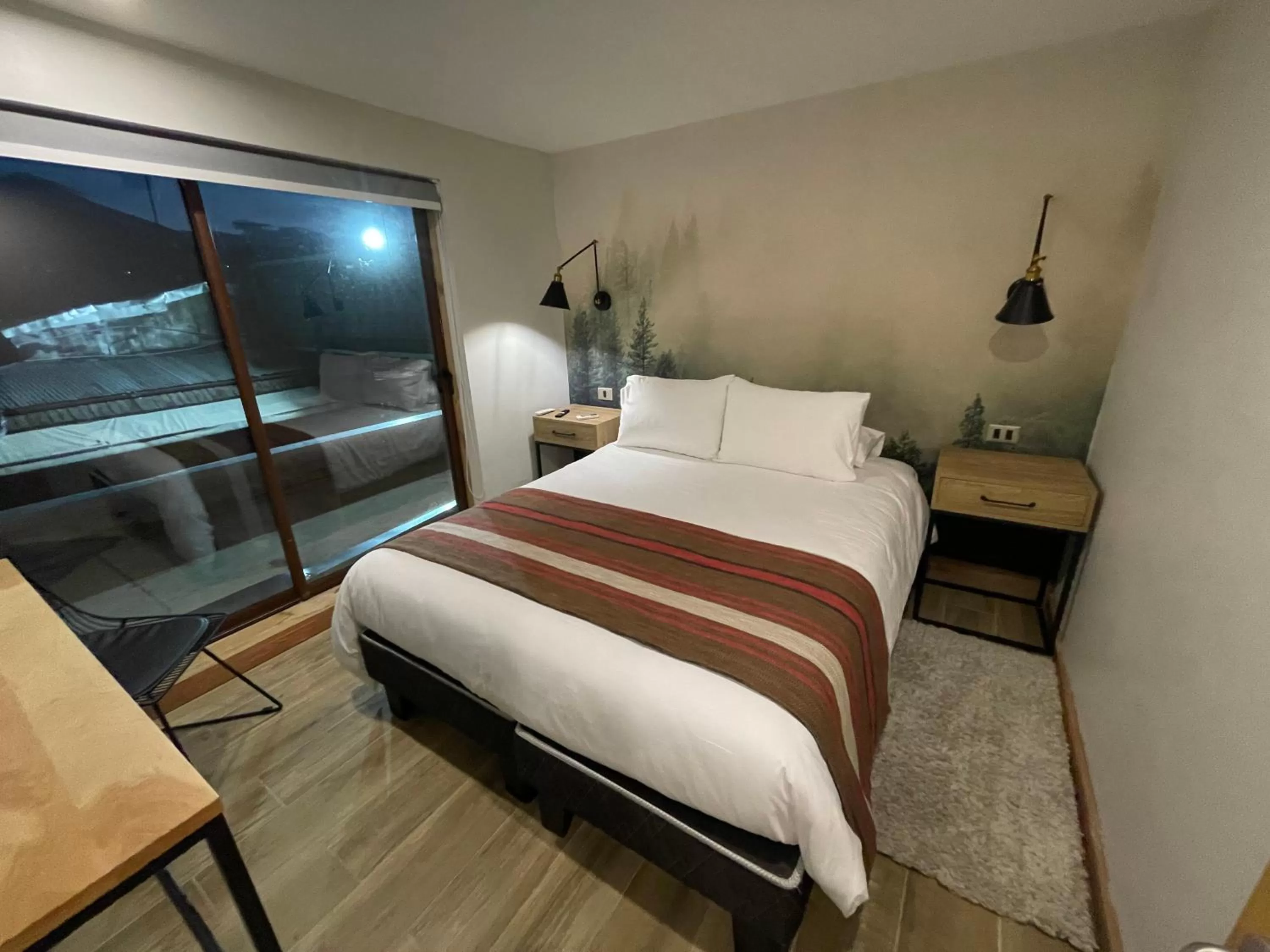 Bedroom, Bed in Mawün Hotel Pucón