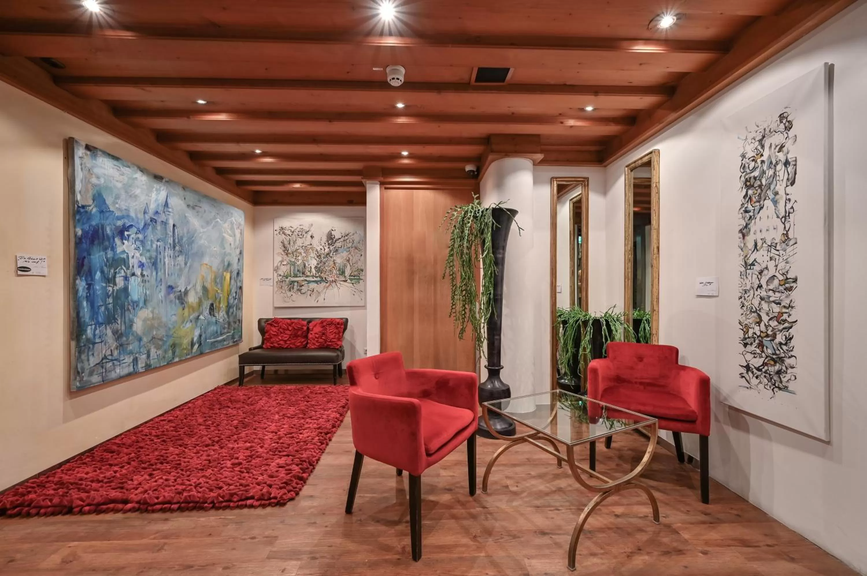 Lobby or reception in Hotel Sonne