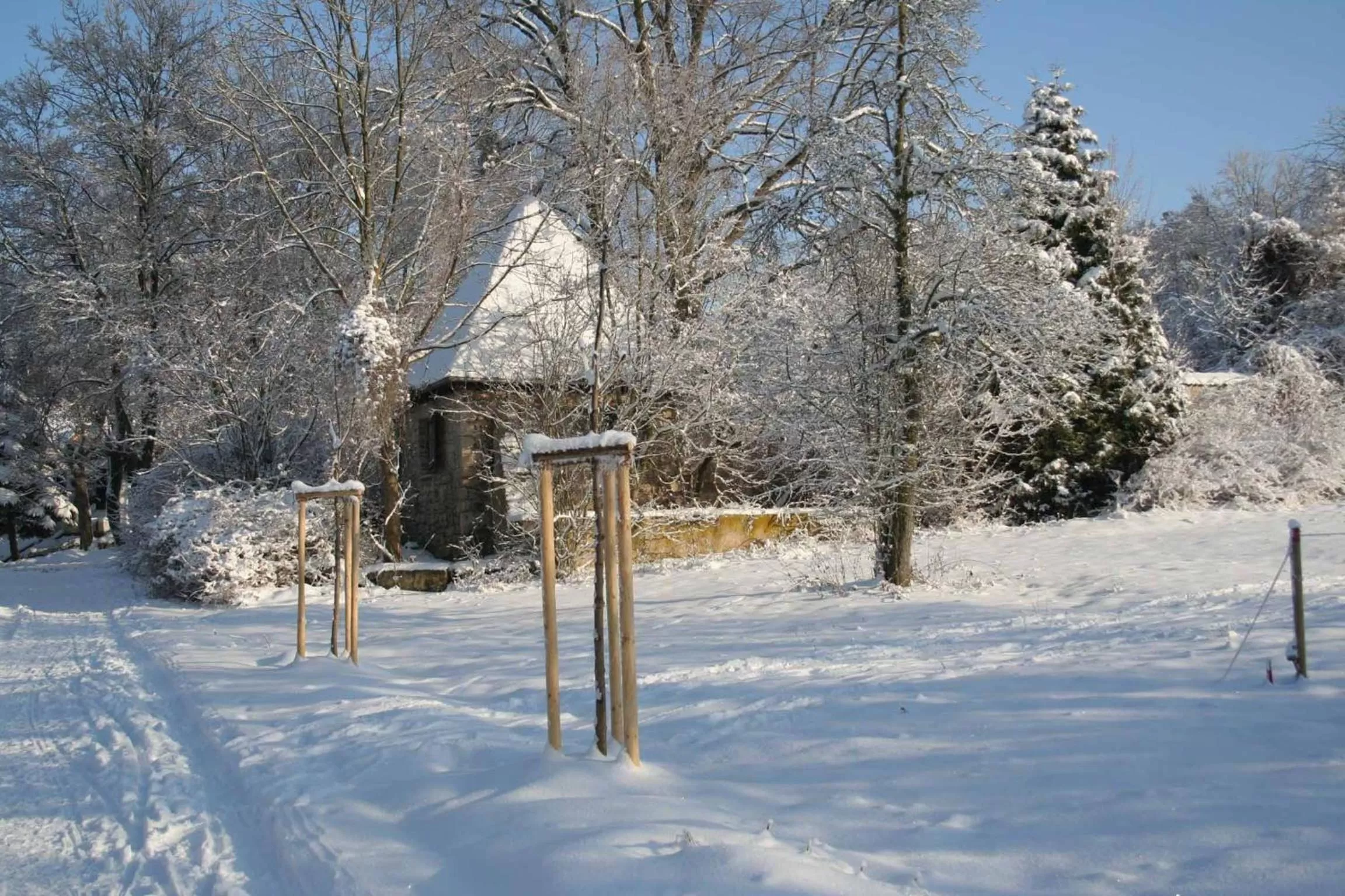 Winter in Hotel und Restaurant Rittergut Kreipitzsch