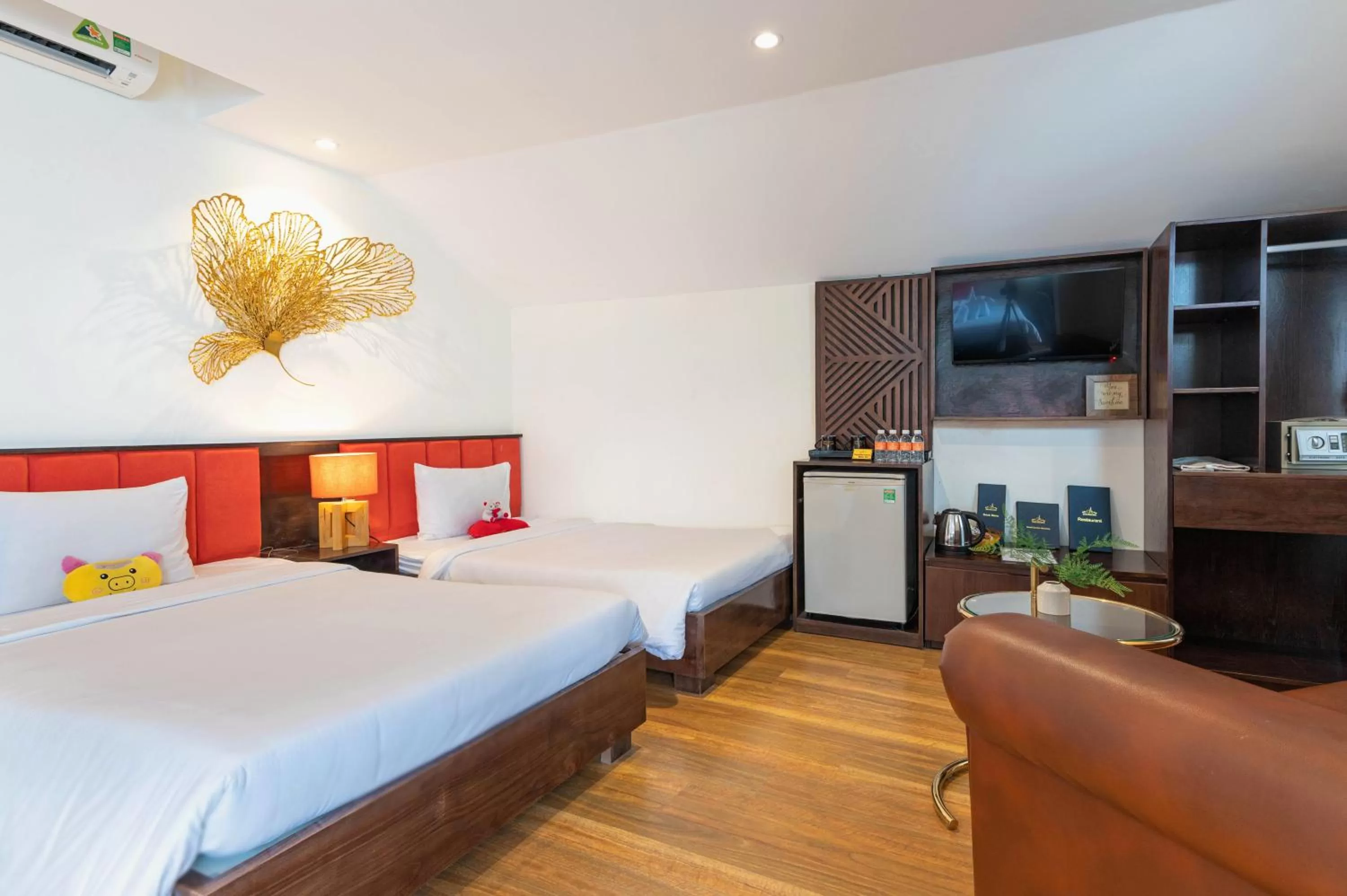 Bed in Hoang Trinh Hotel