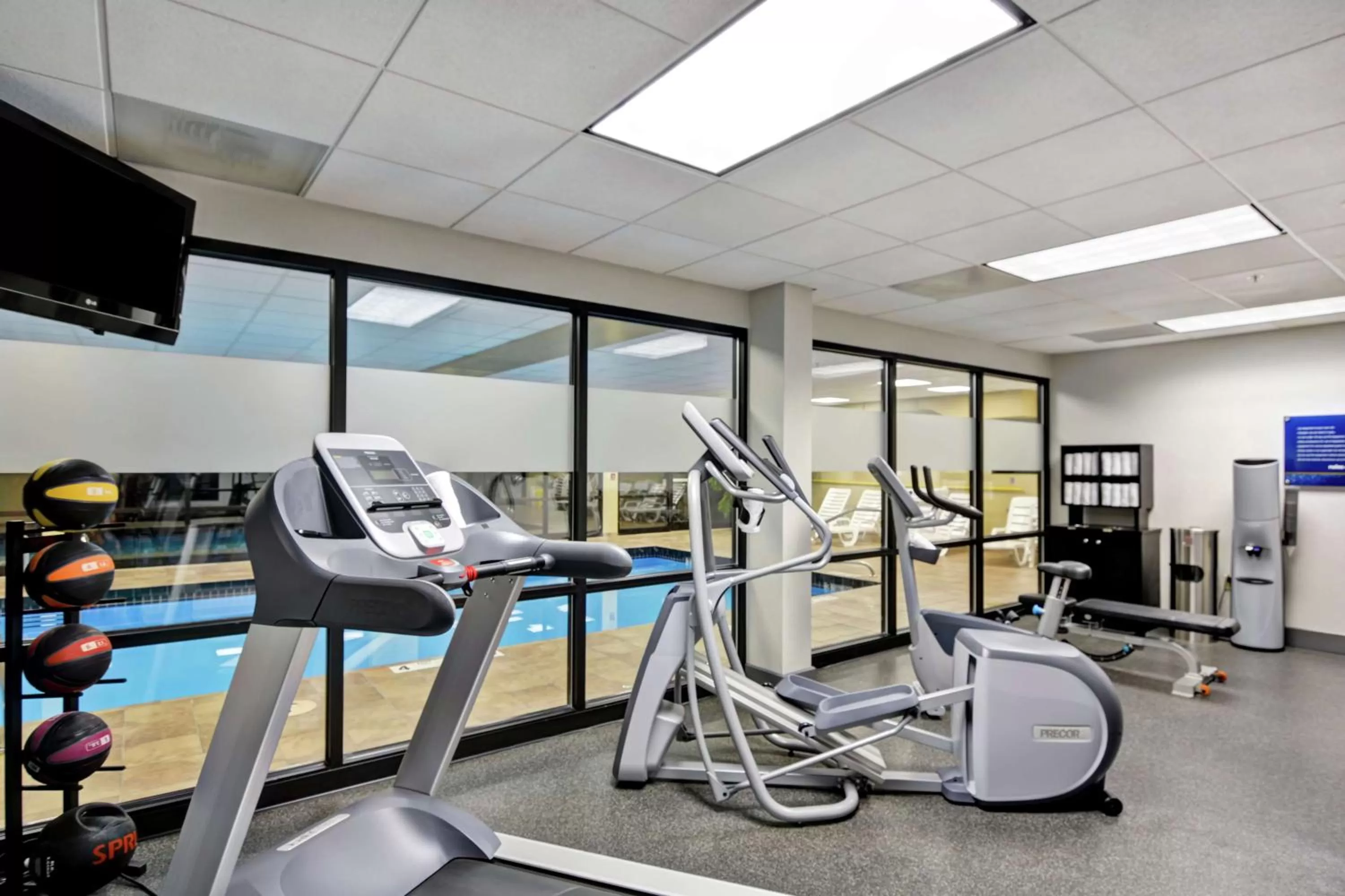 Fitness centre/facilities in Hampton Inn Sayre