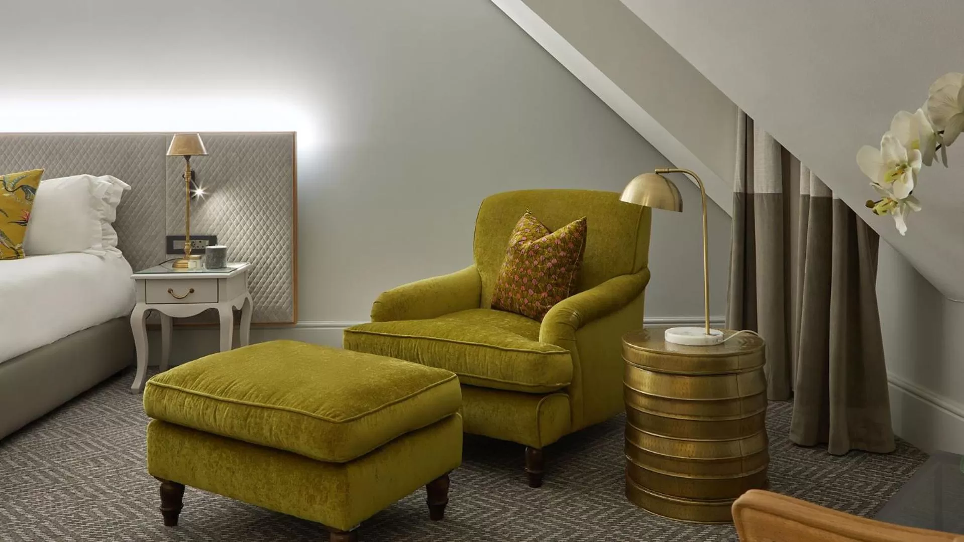 Seating area, Bed in The Winchester Hotel by NEWMARK